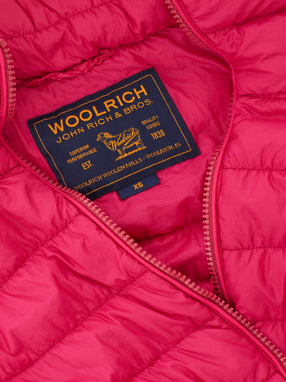 Fucsia Gesteppte Bomberjacke
