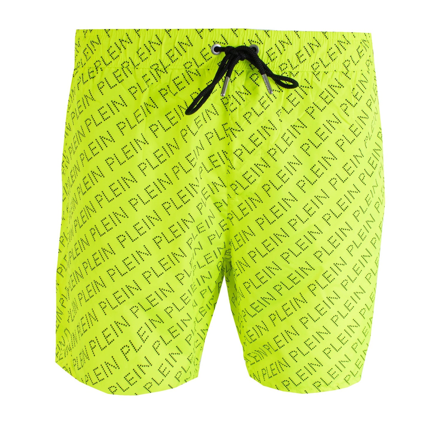 Bedruckte Fluo Boxer-Badeshorts