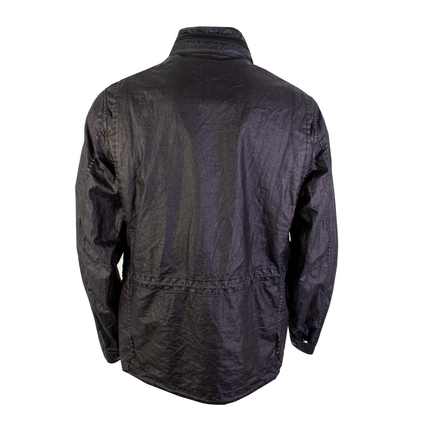 Wachs-Effekt Schwarz C.P. Company Jacke