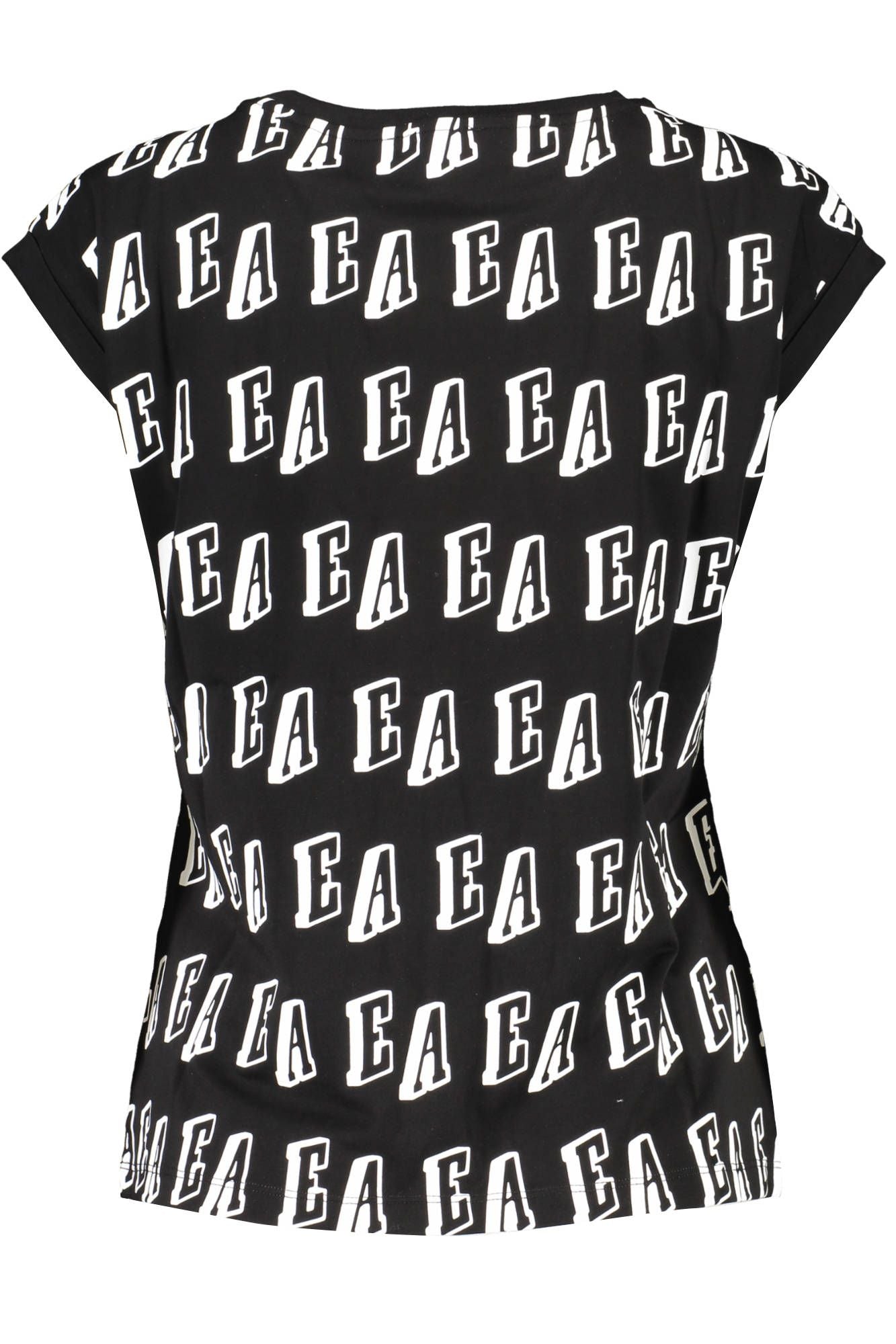 Schwarze Baumwolle Tops & T-Shirt