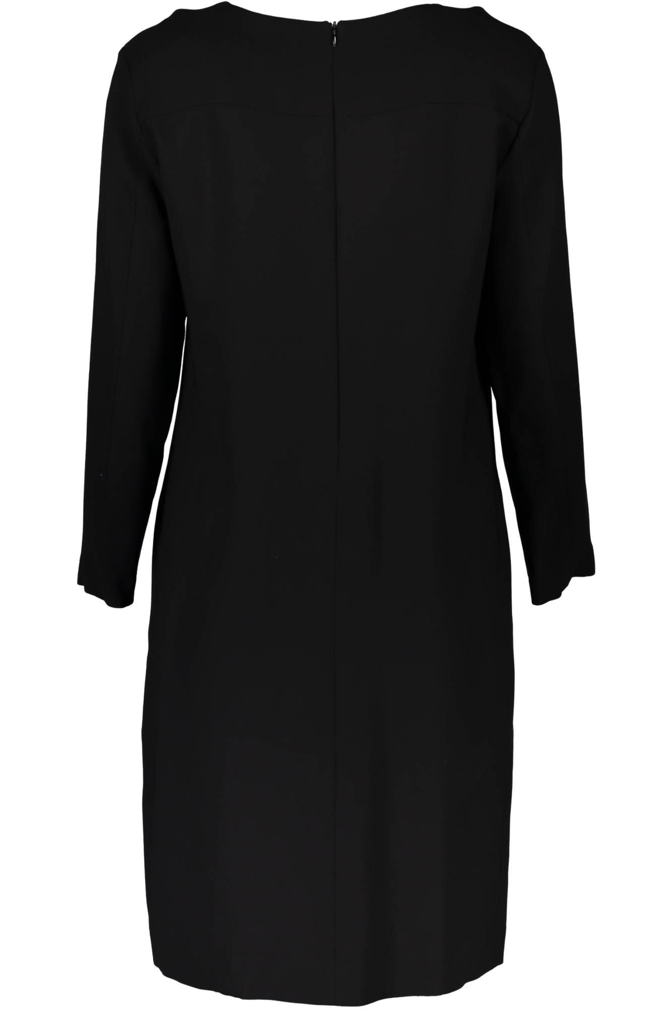 Schwarzes Elastan-Kleid