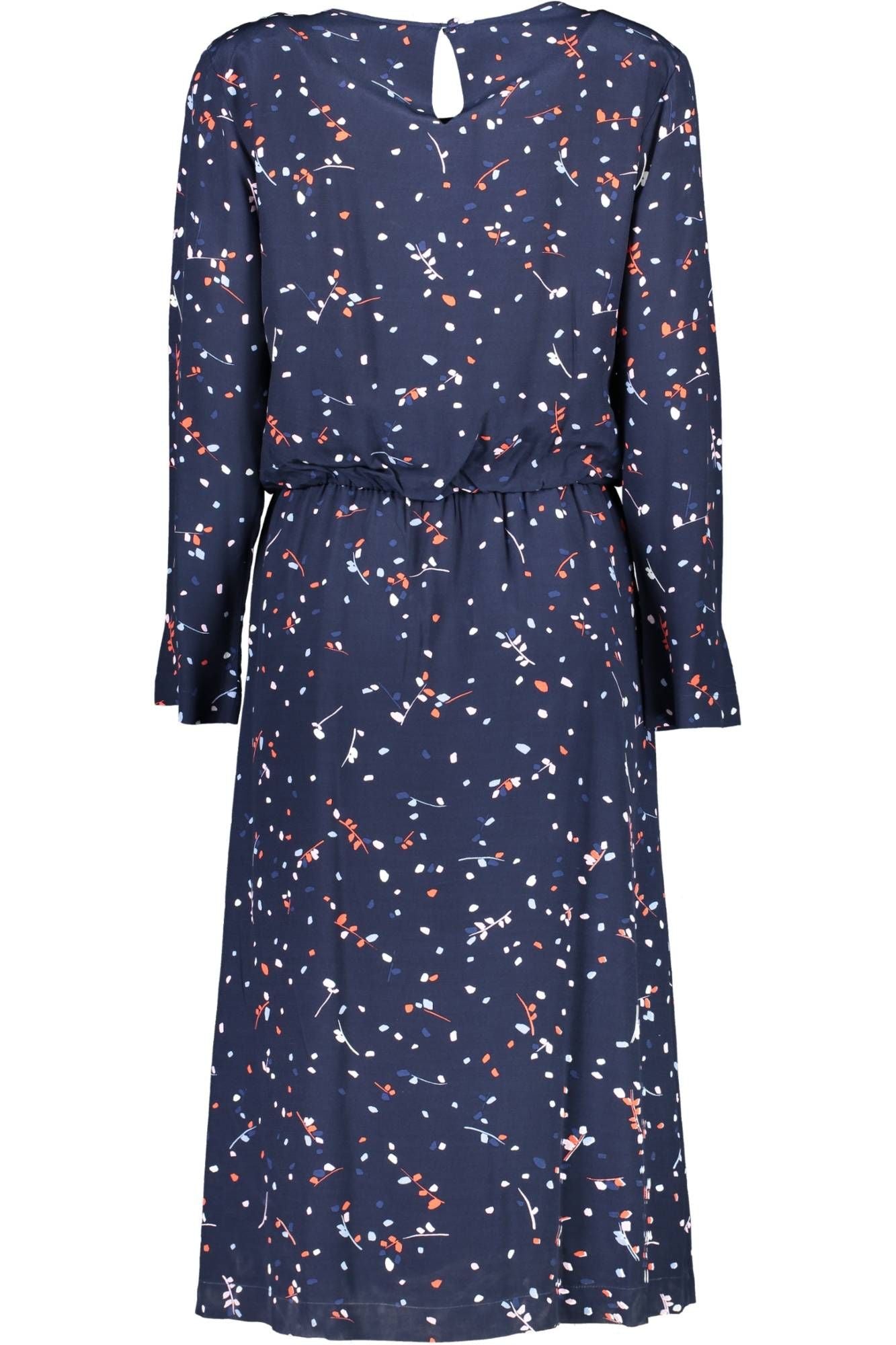 Blaues Viskosekleid