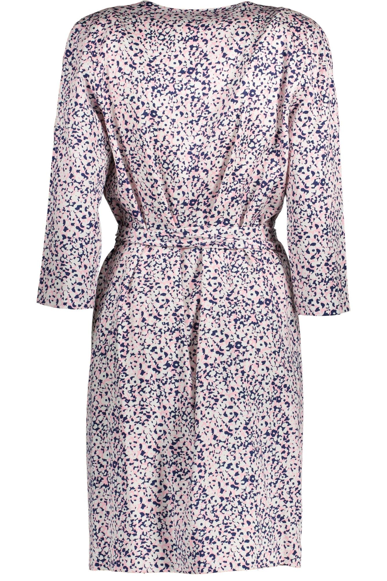 Rosa Viskose-Kleid