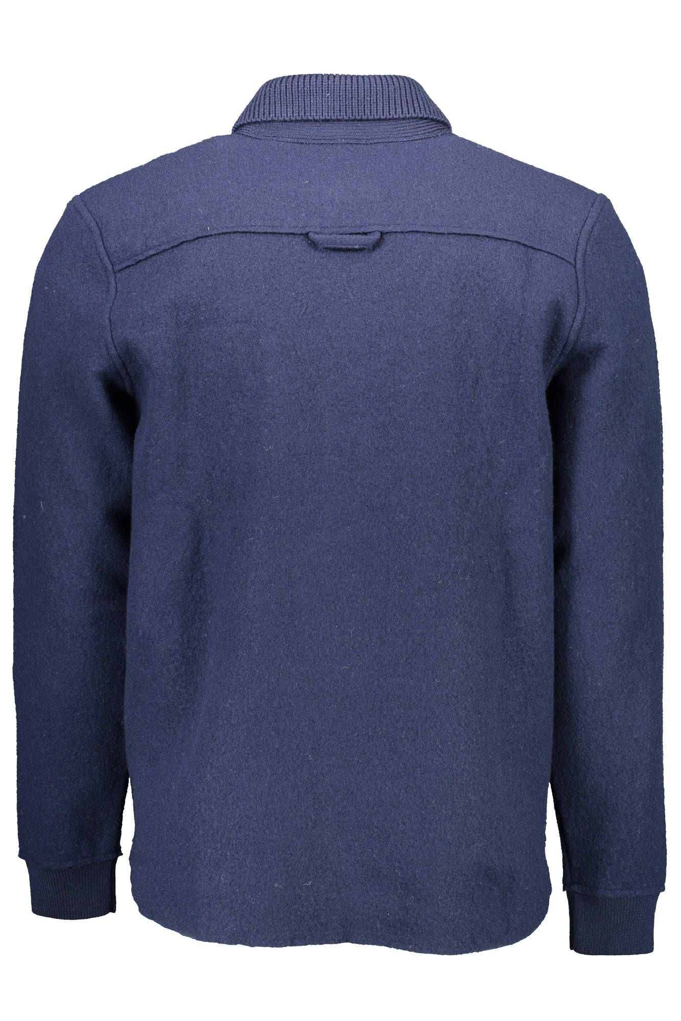 Blauer Pullover aus Wolle