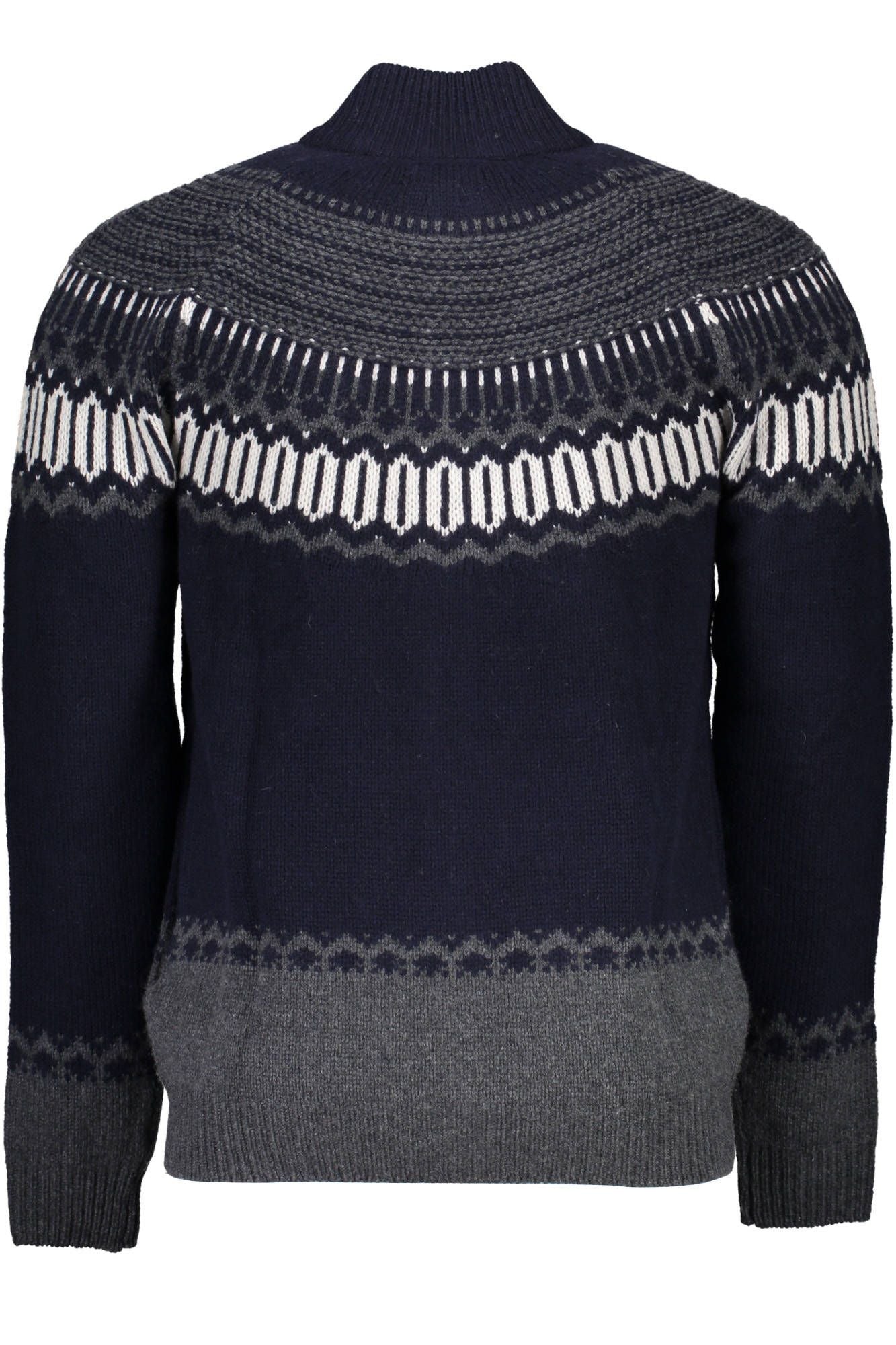Blauer Pullover aus Wolle
