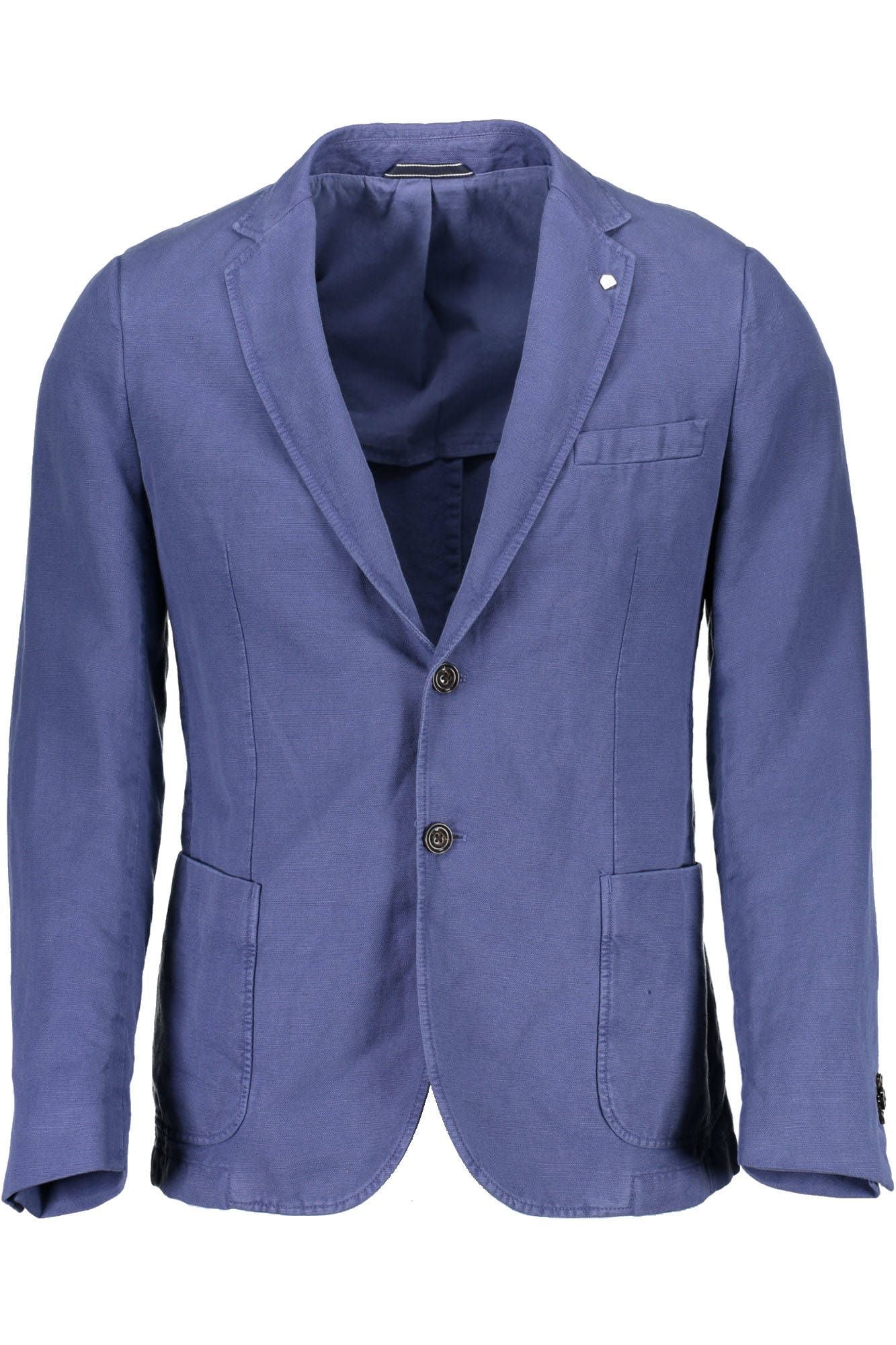 Blaue Baumwolljacke