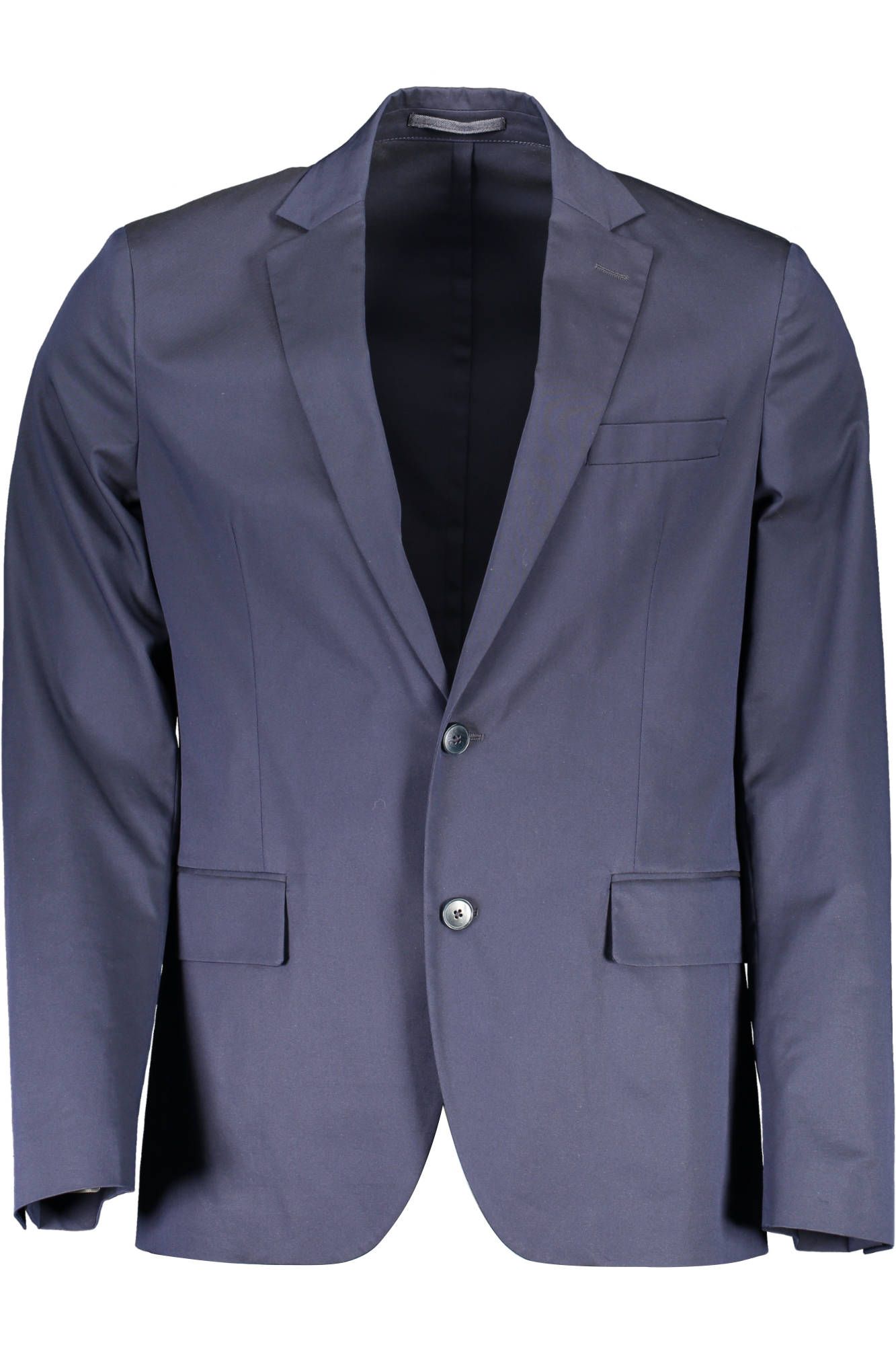 Blaue Baumwolljacke