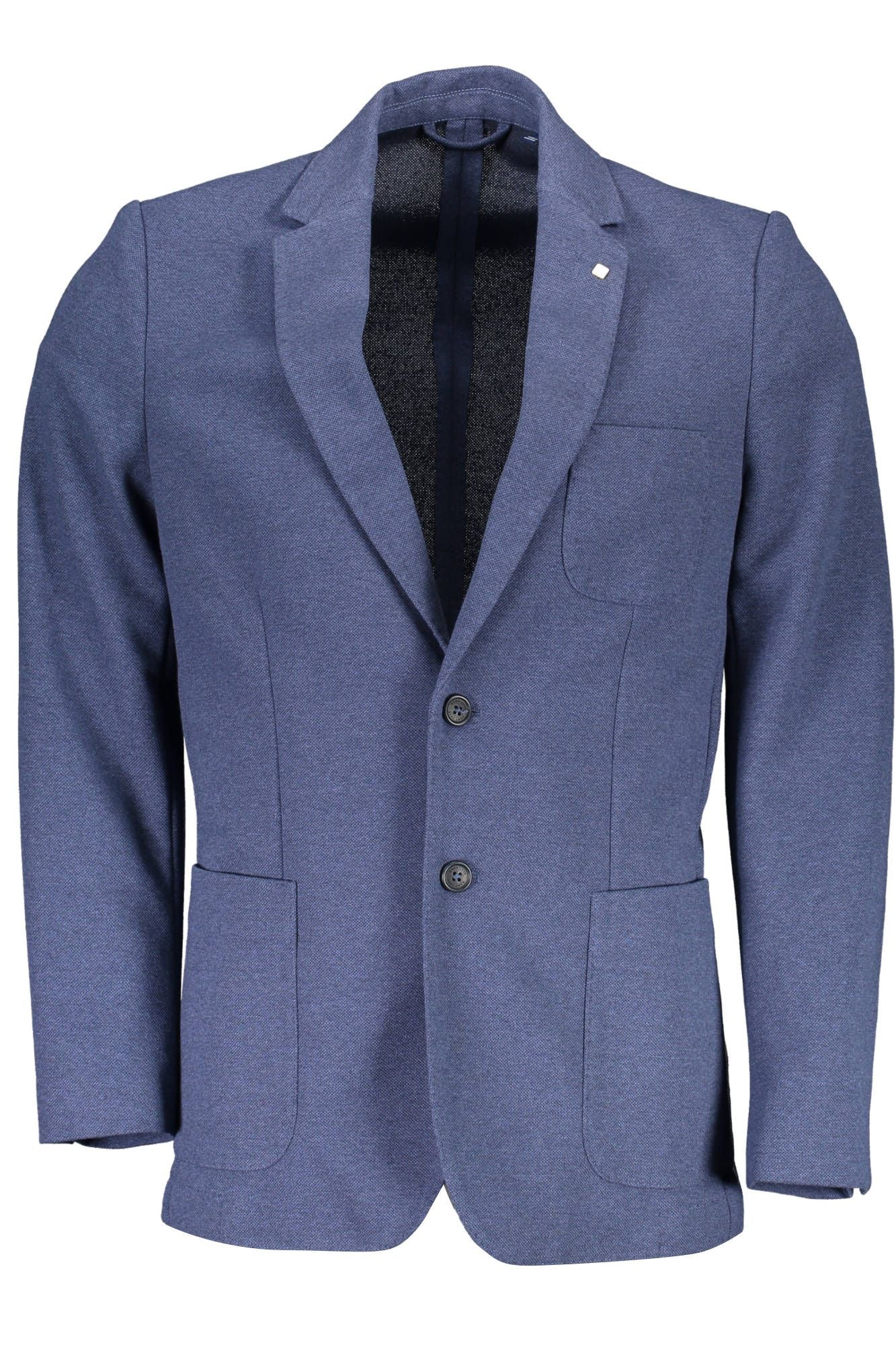 Blaue Baumwolljacke