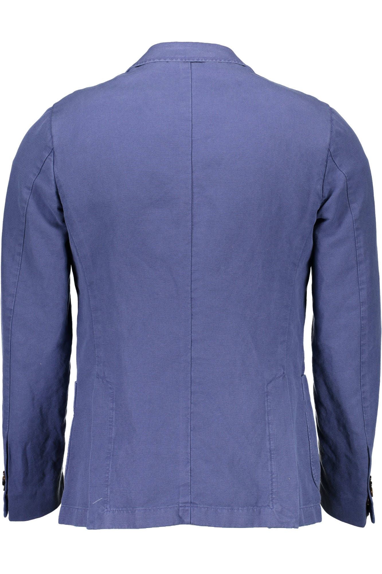 Blaue Baumwolljacke