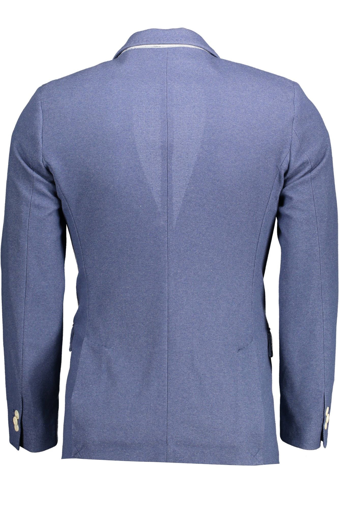 Blaue Baumwolljacke