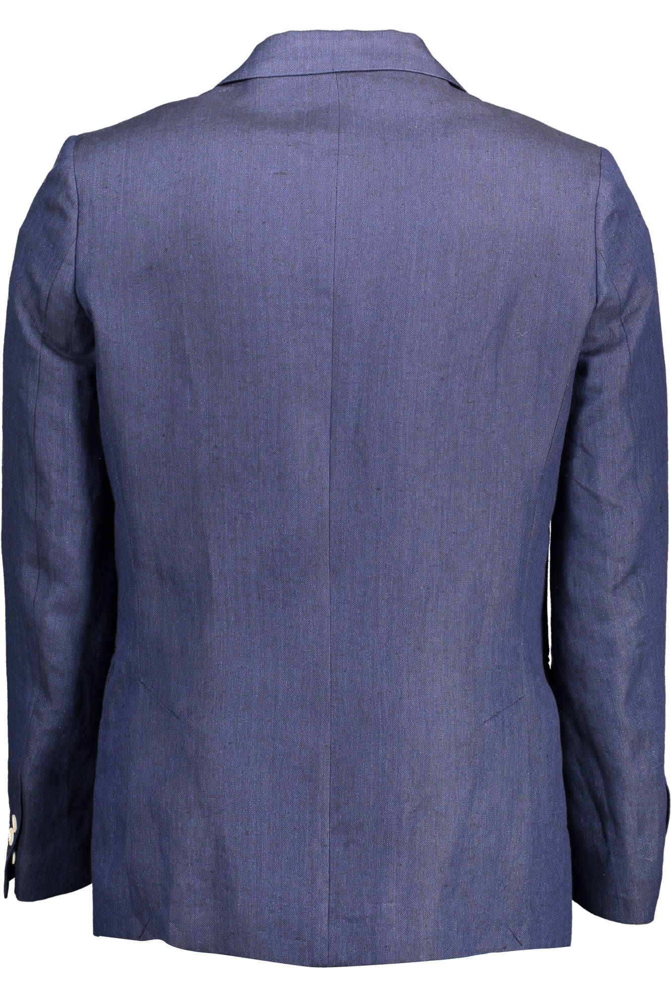 Blaue Leinenjacke