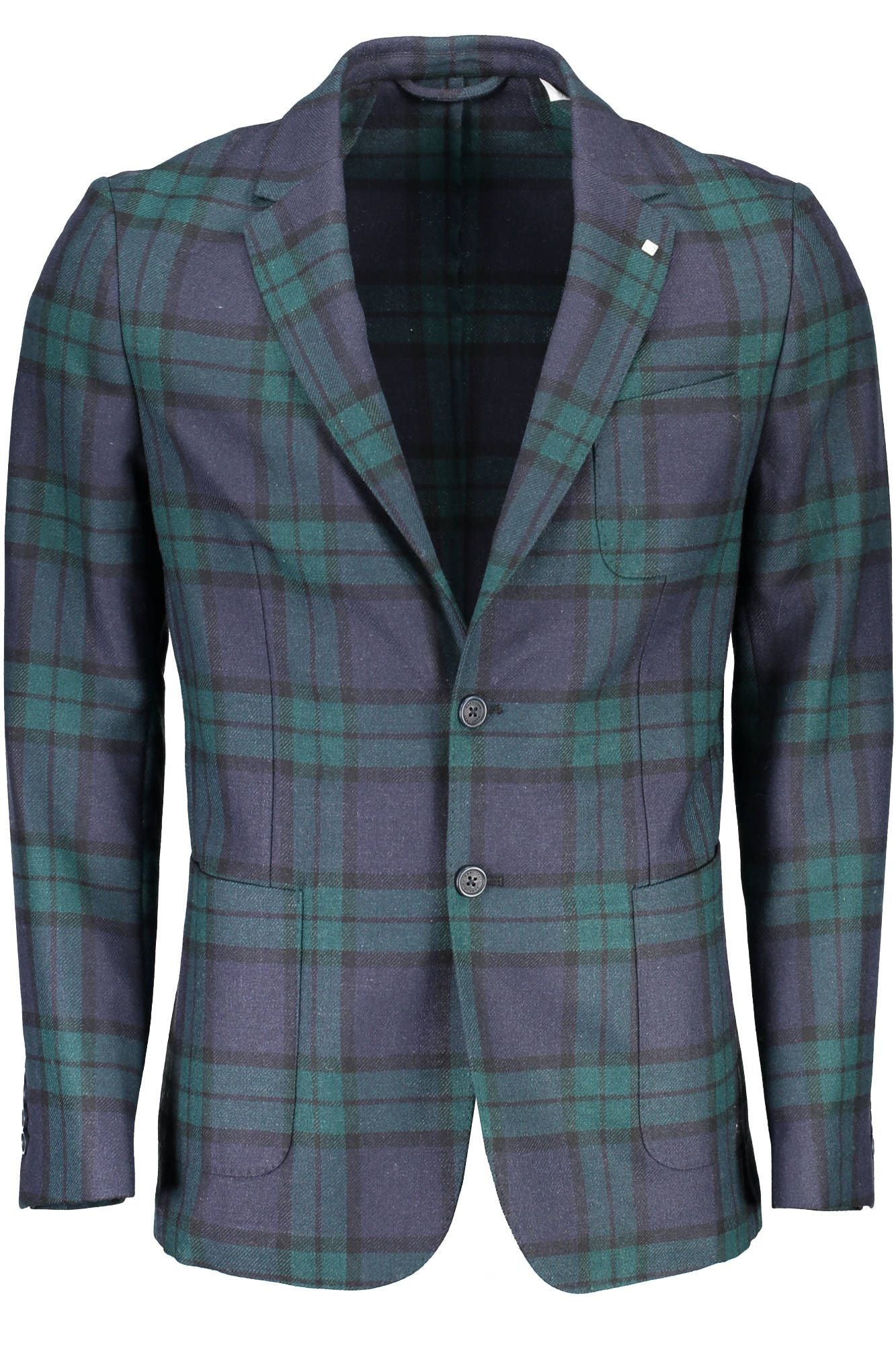 Grüne Polyester-Jacke