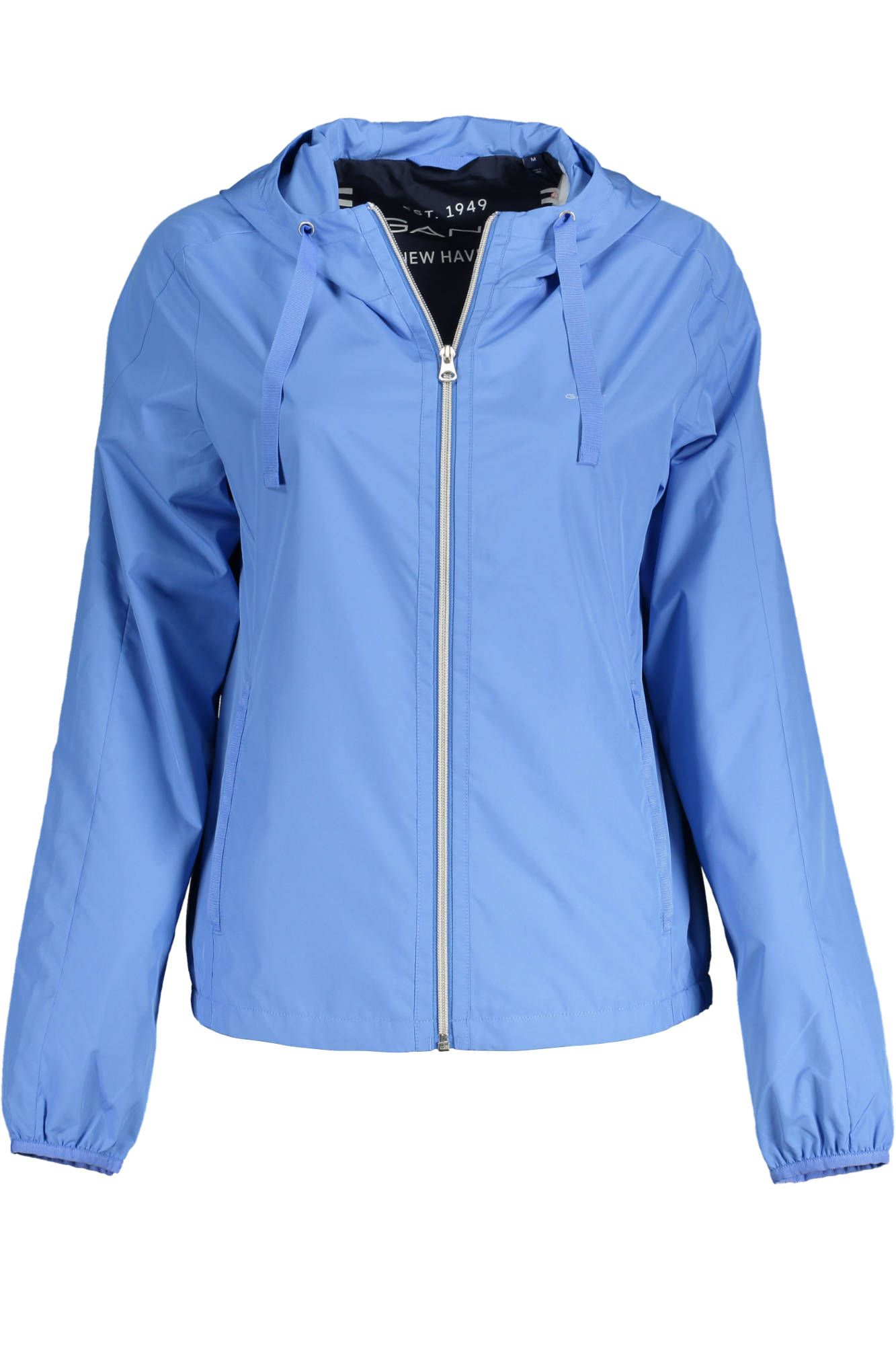 Hellblaue Polyester Jacken & Mantel