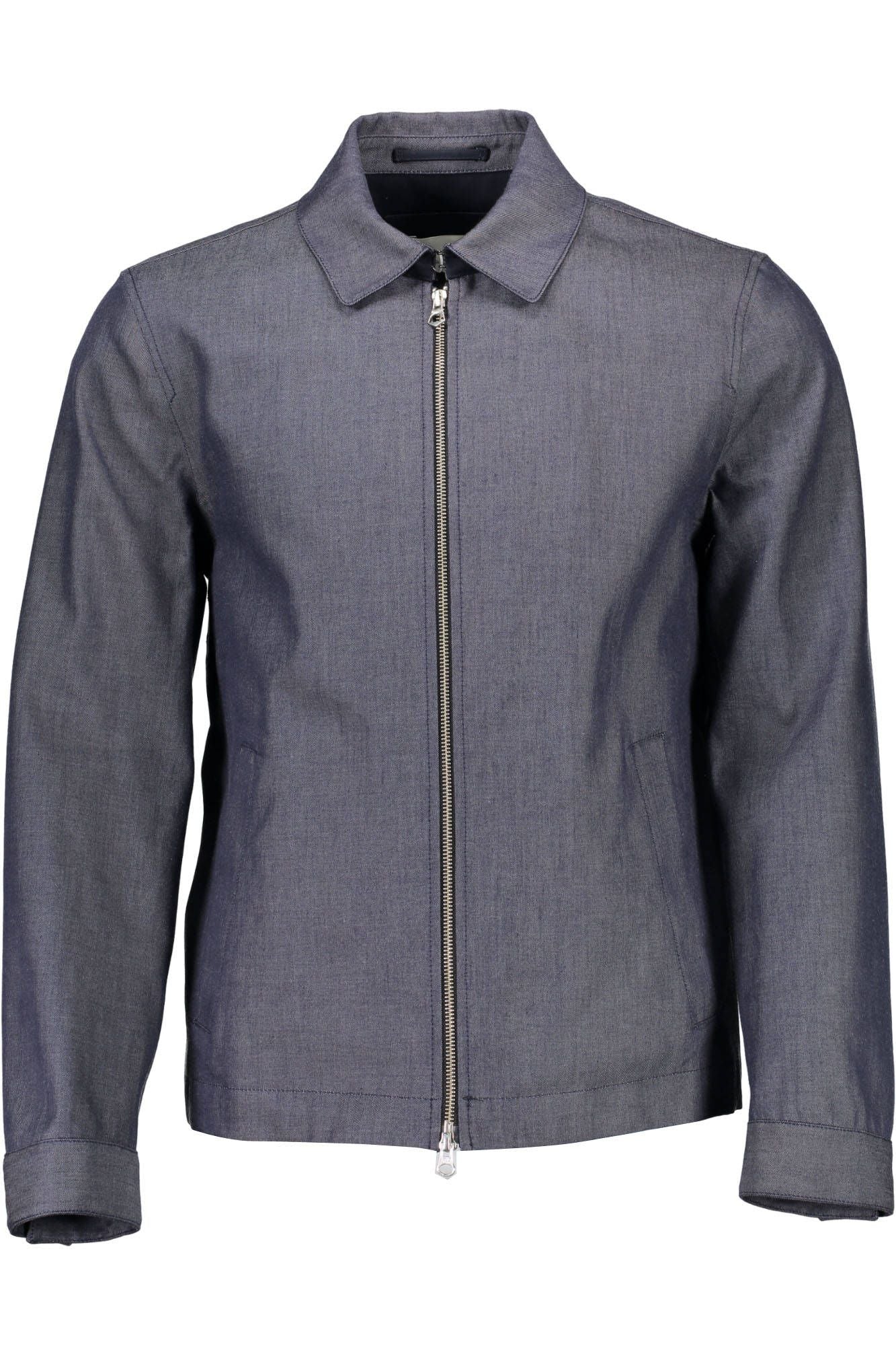 Blaue Baumwolljacke