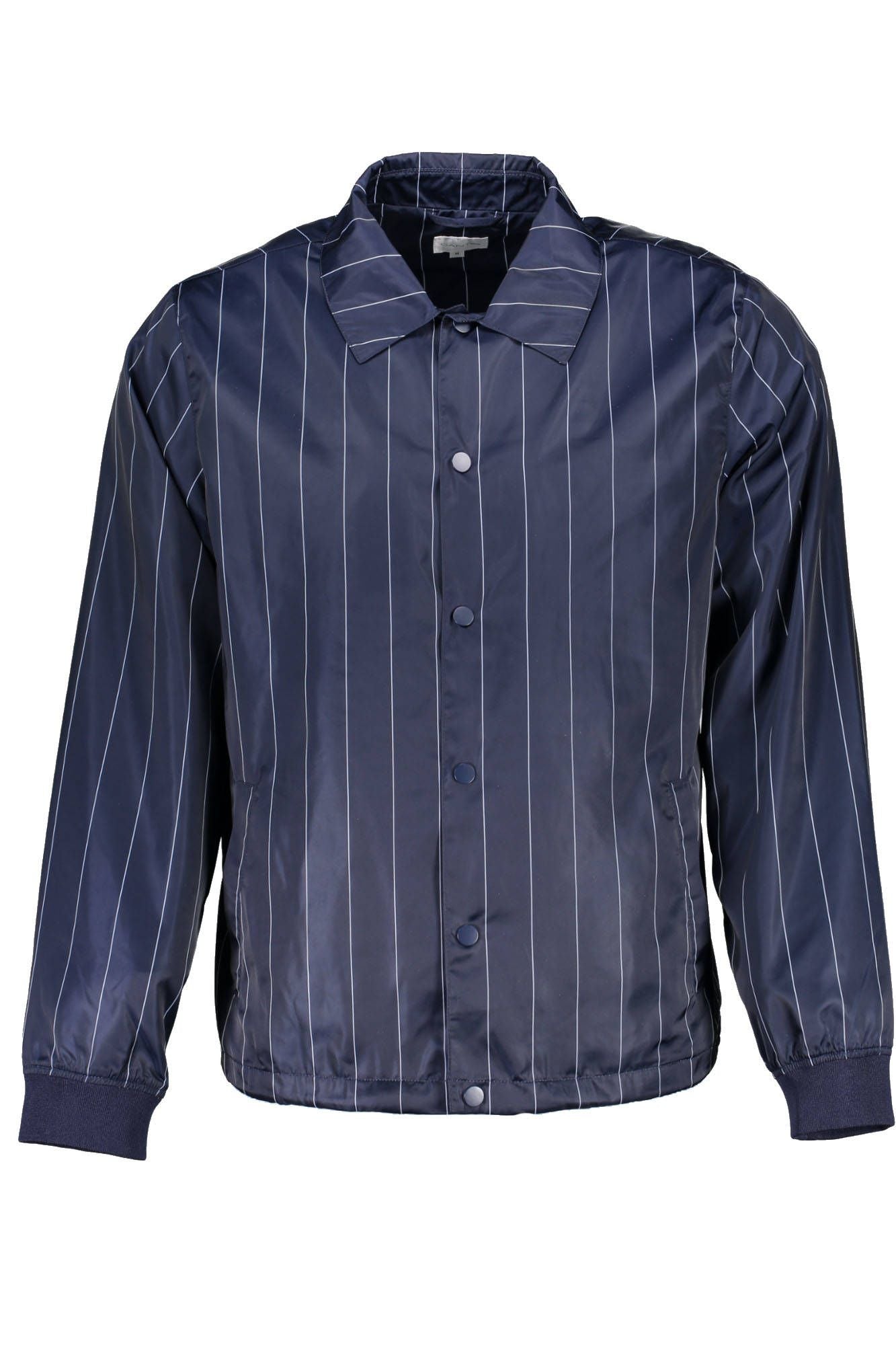 Blaue Polyester-Jacke