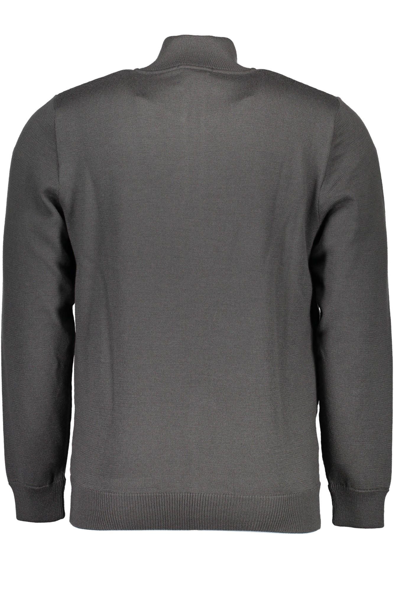 Graue Polyester-Jacke