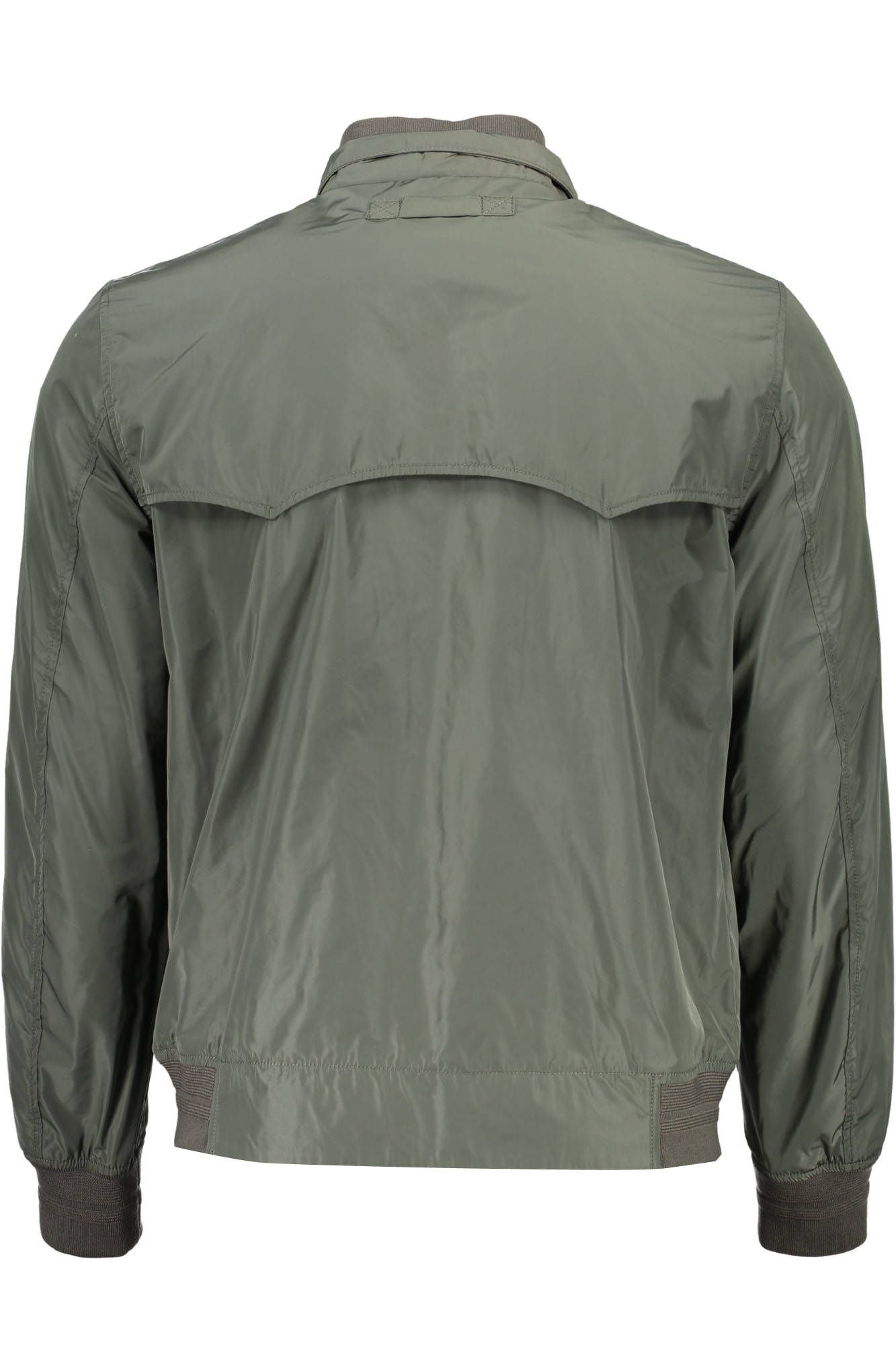 Grüne Polyester-Jacke