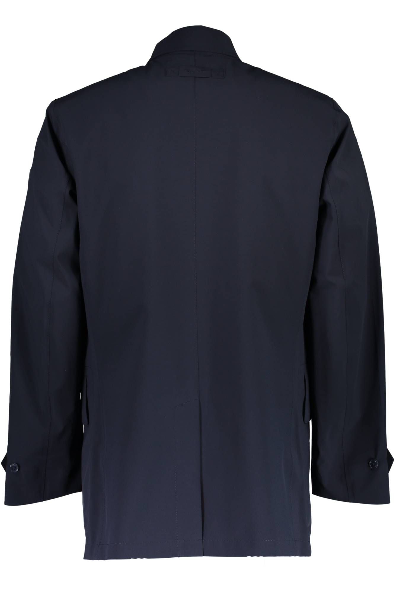 Blaue Polyester-Jacke
