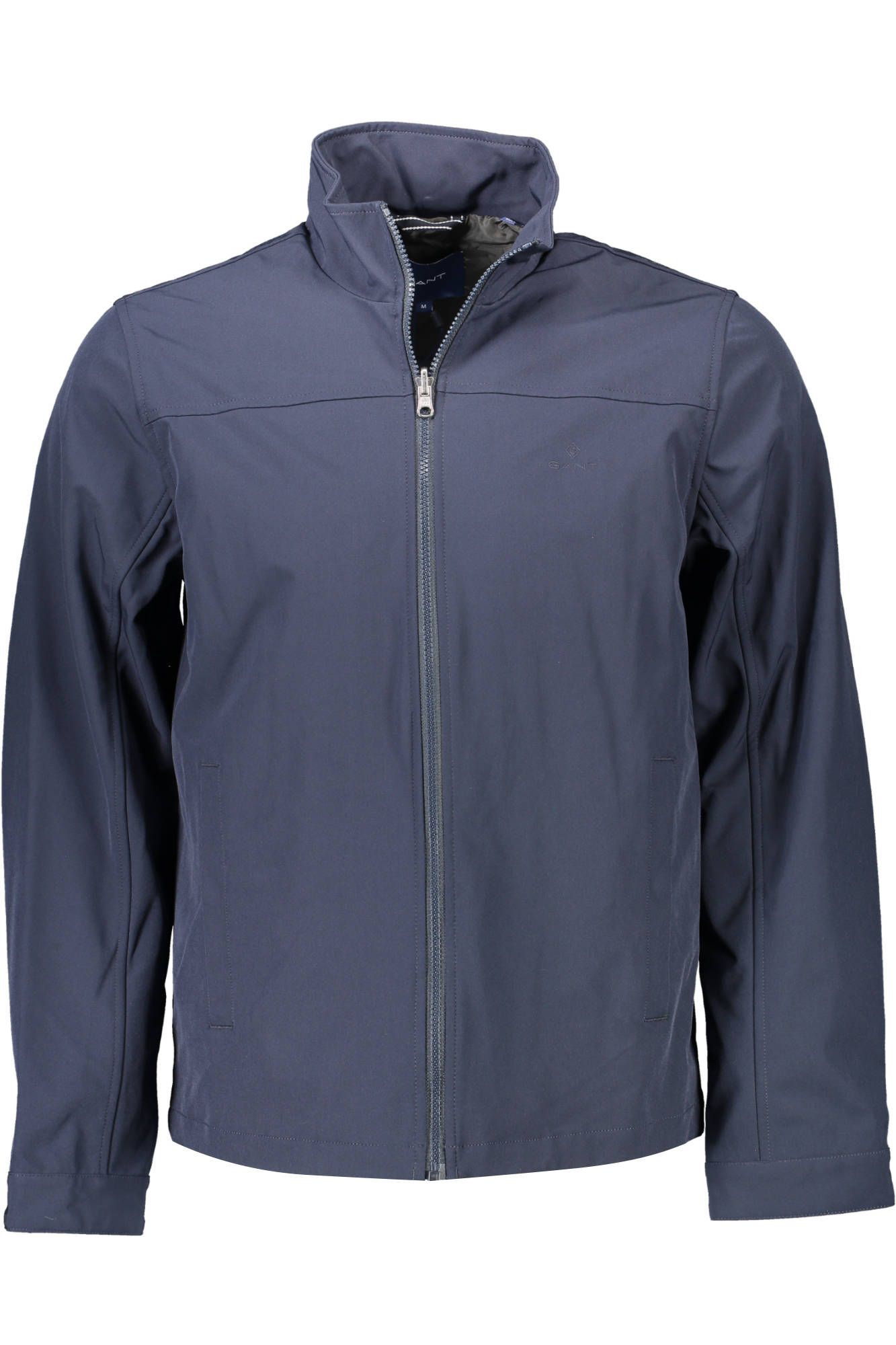 Blaue Polyester-Jacke