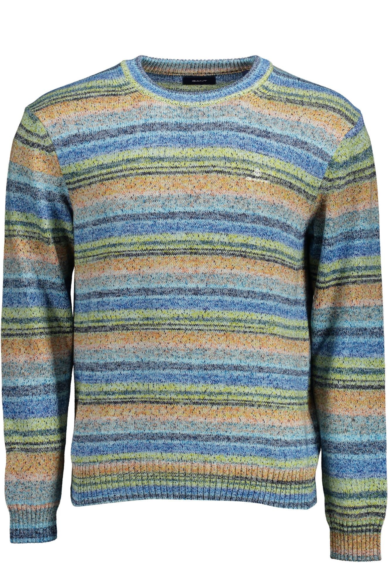 Hellblauer Baumwollpullover