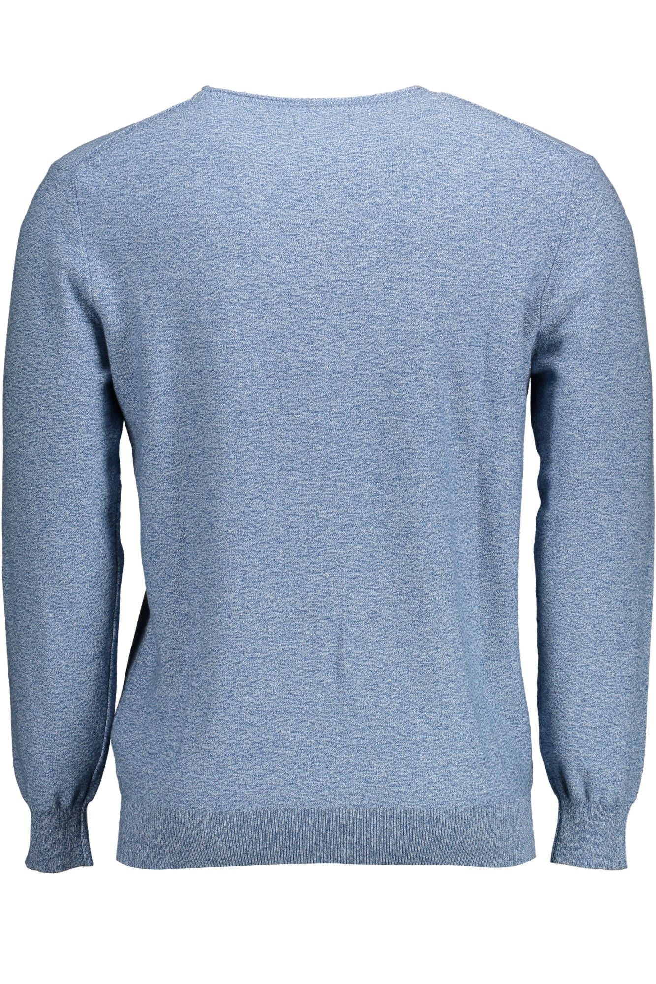 Hellblauer Baumwollpullover