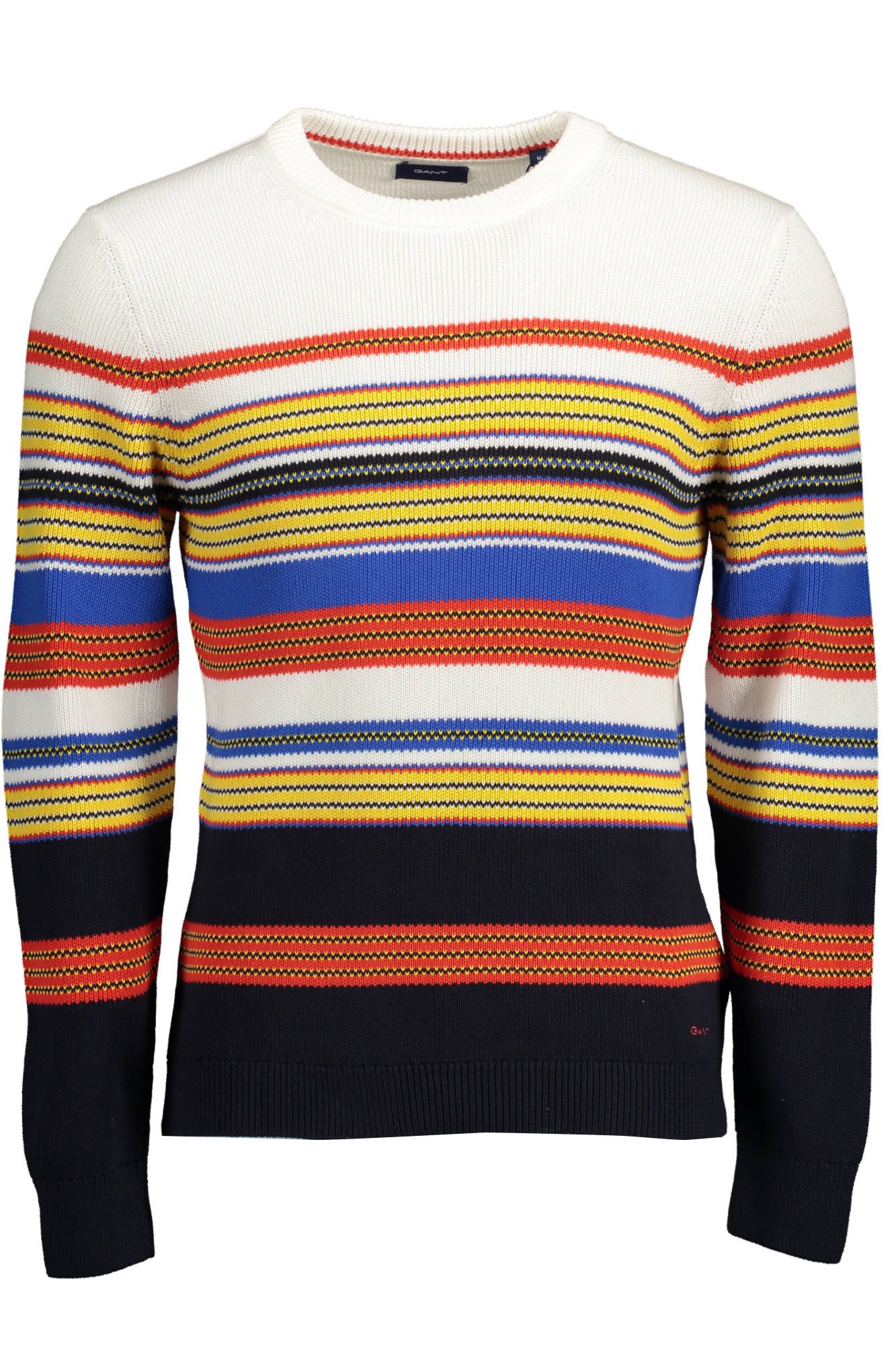 Blauer Baumwollpullover