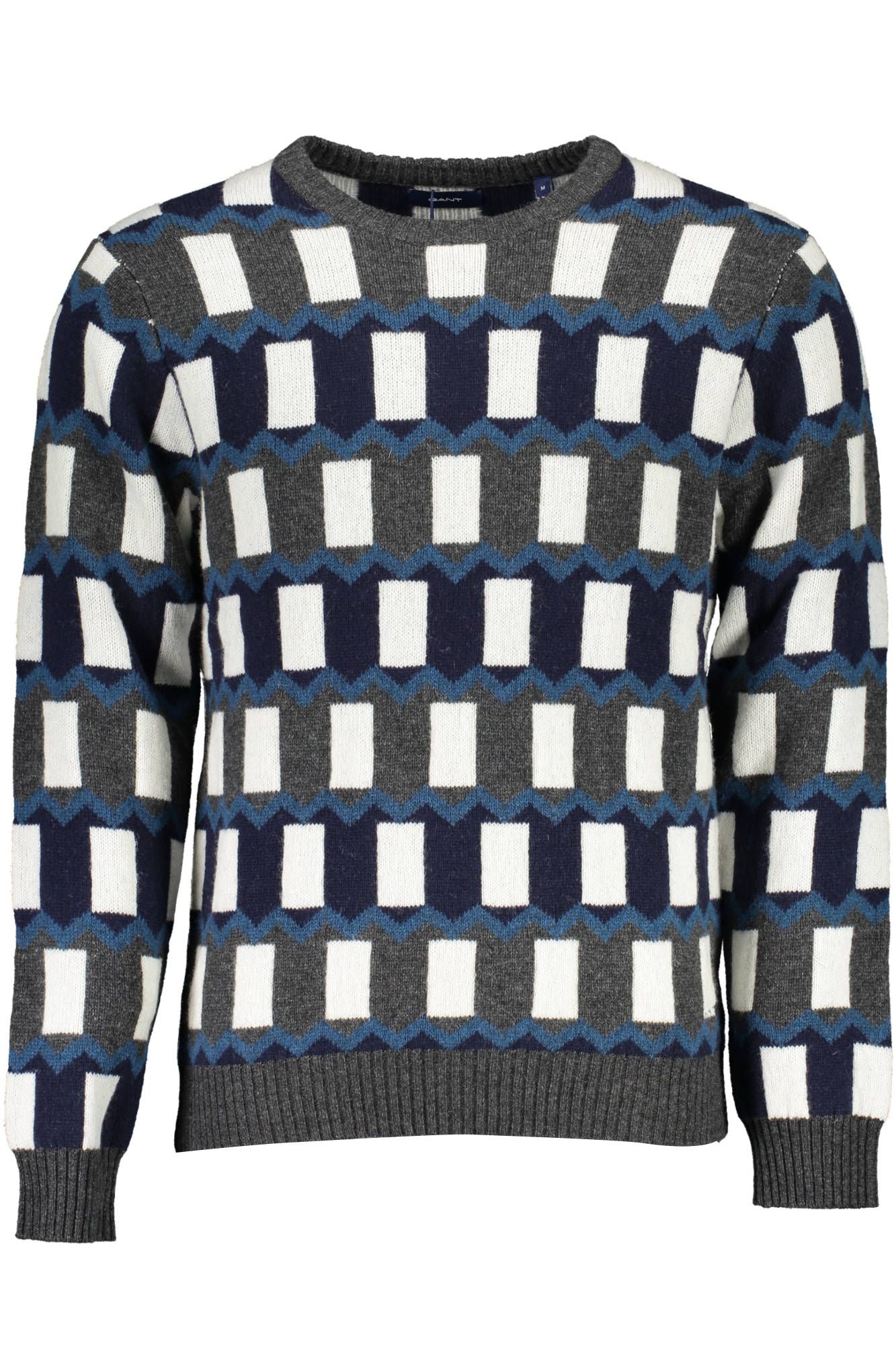 Blauer Pullover aus Wolle
