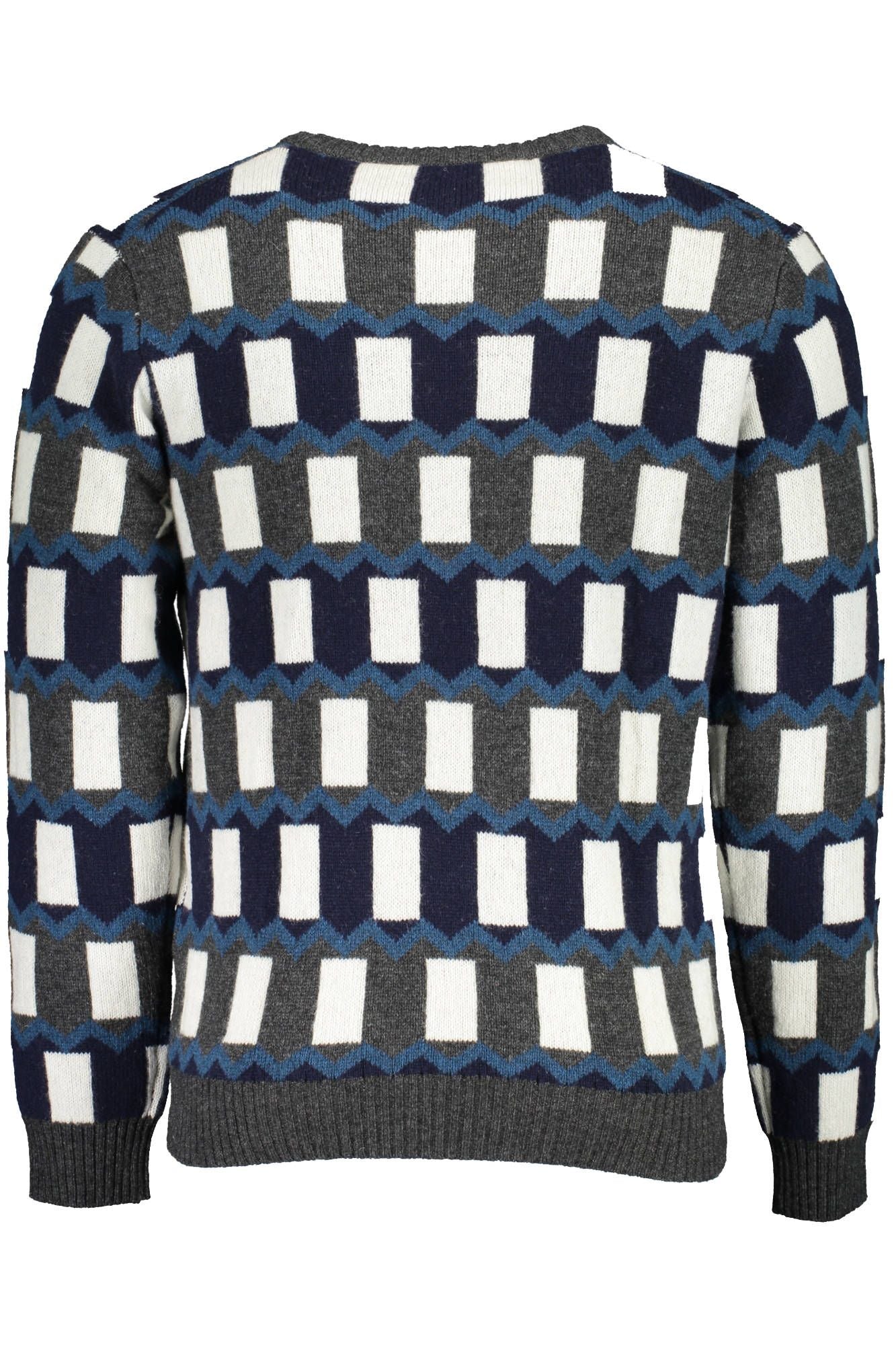 Blauer Pullover aus Wolle