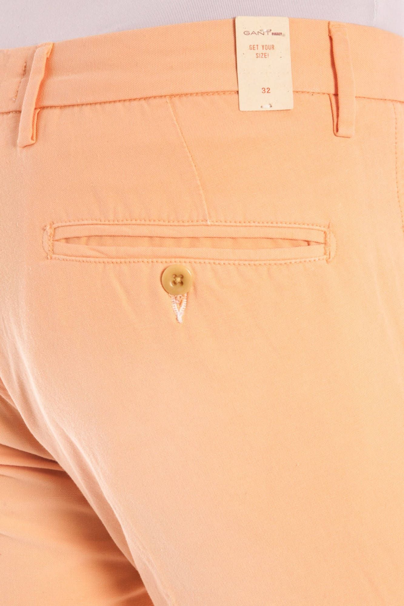 Orangefarbene Baumwolljeans & Hose
