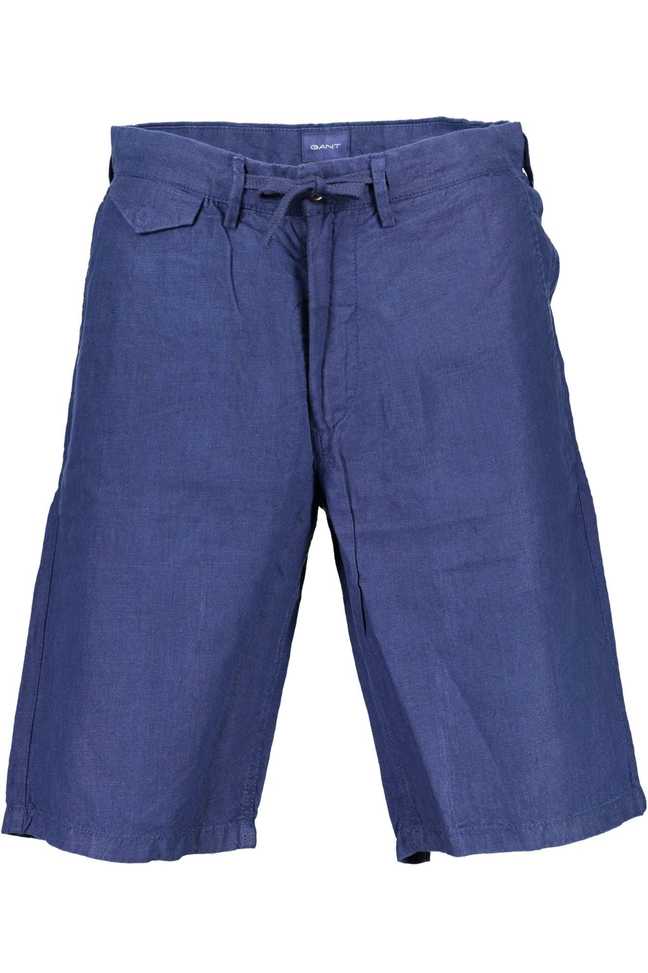Blaue Leinenjeans & Hose