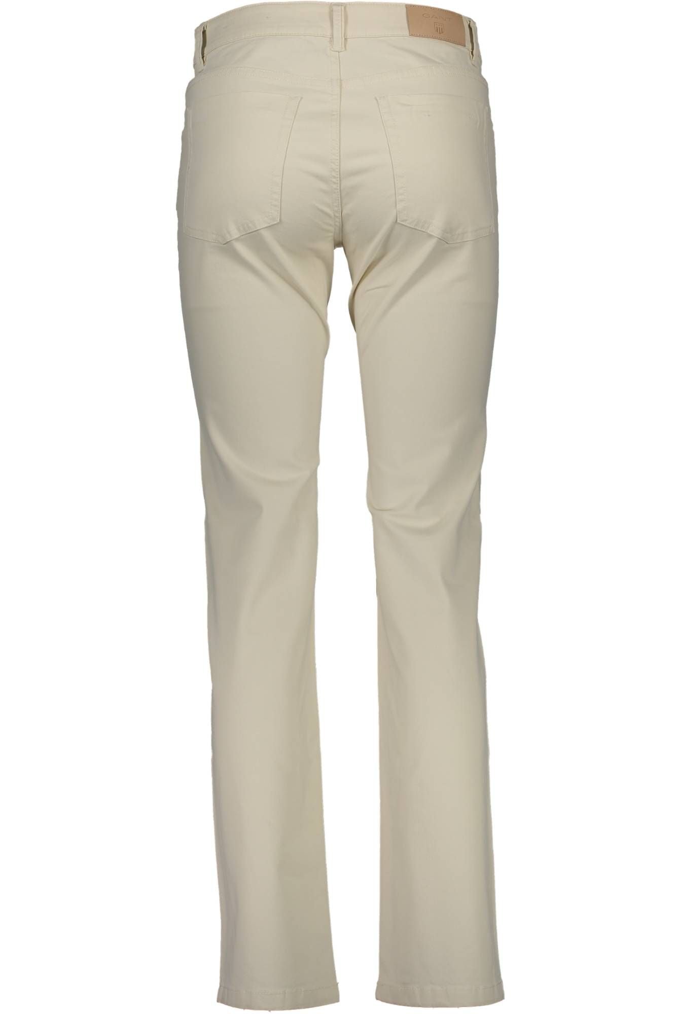 Beige Baumwolljeans & Hose