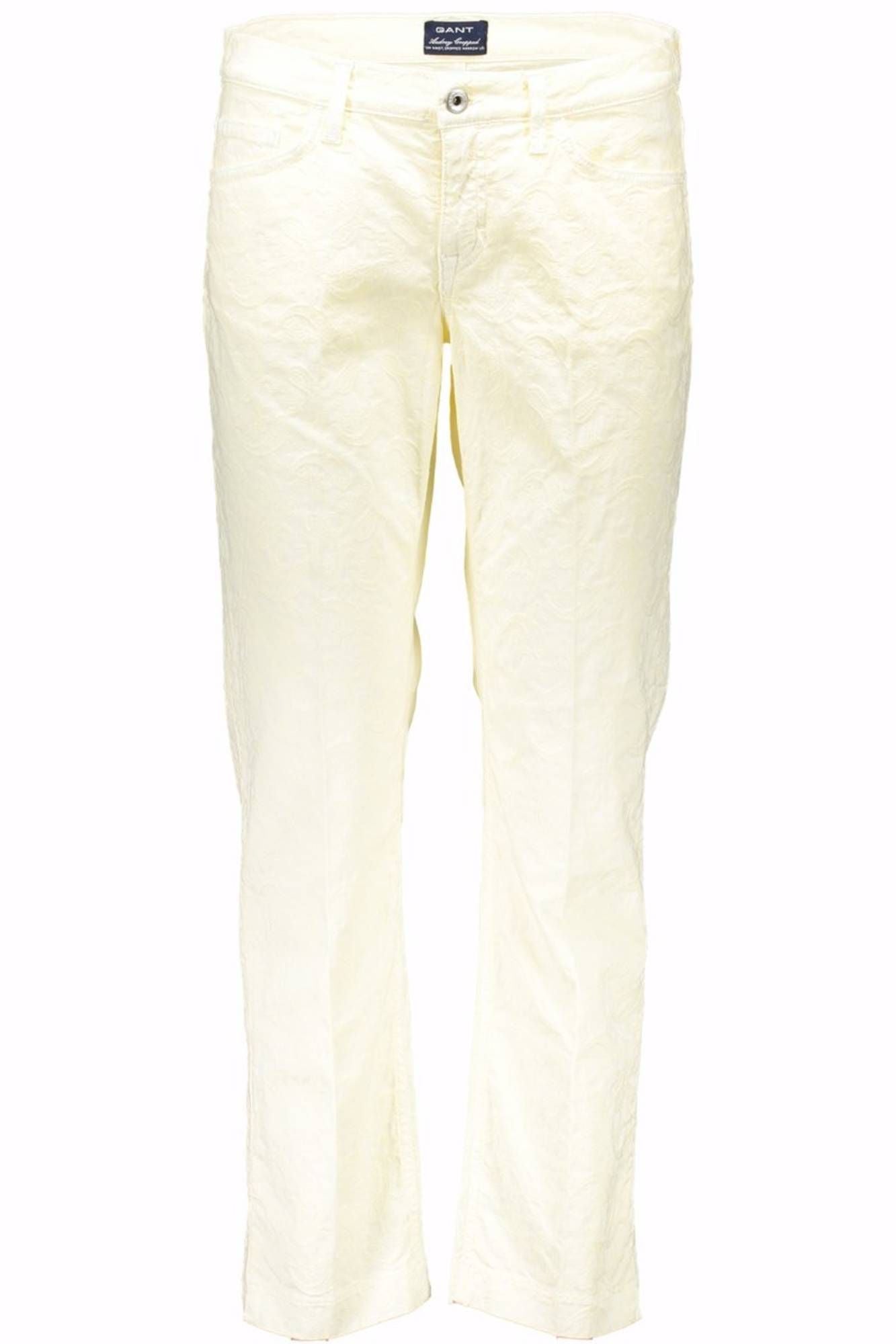 Weiße Baumwolljeans & Hose