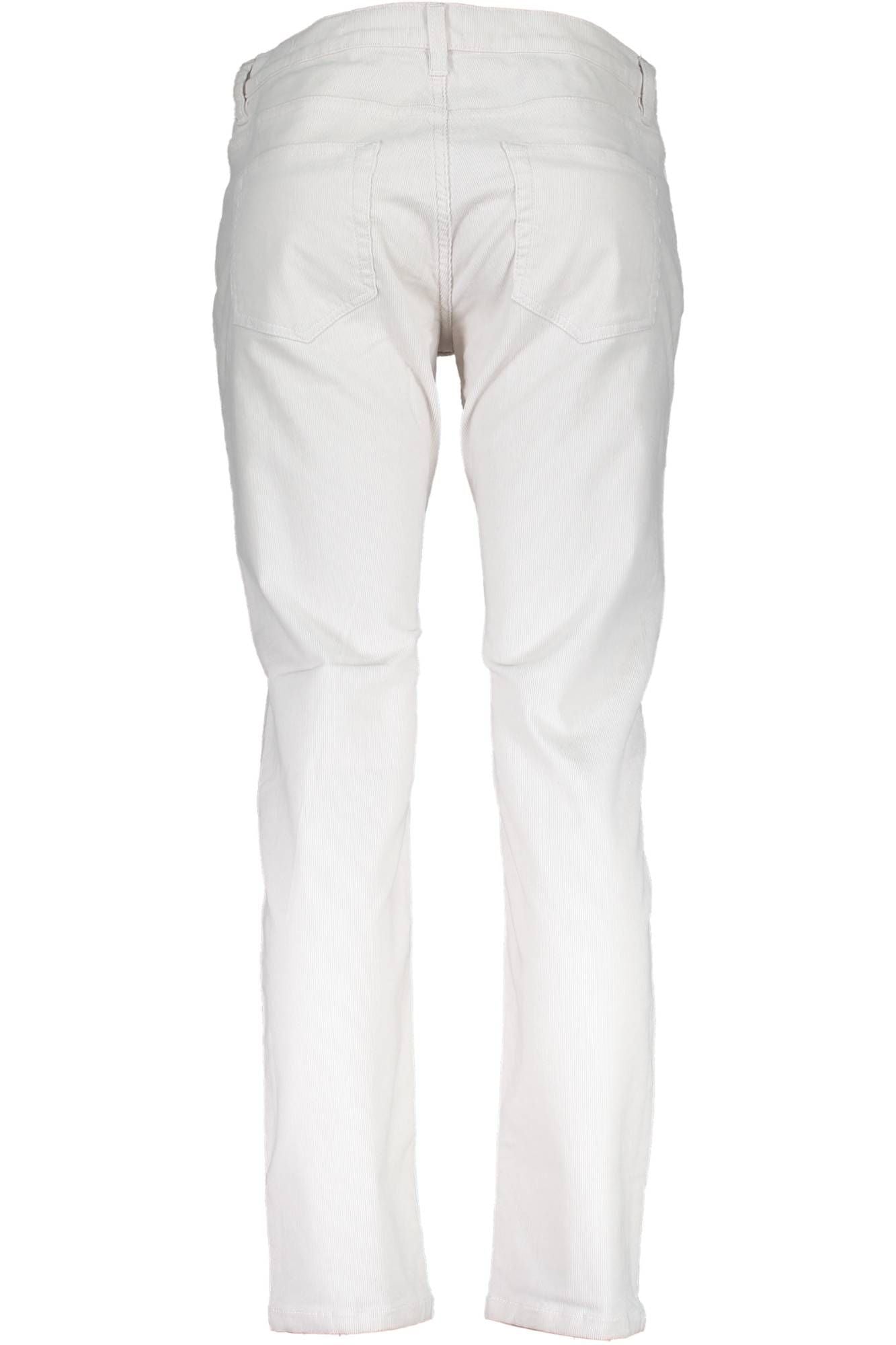 Weiße Baumwolljeans & Hose