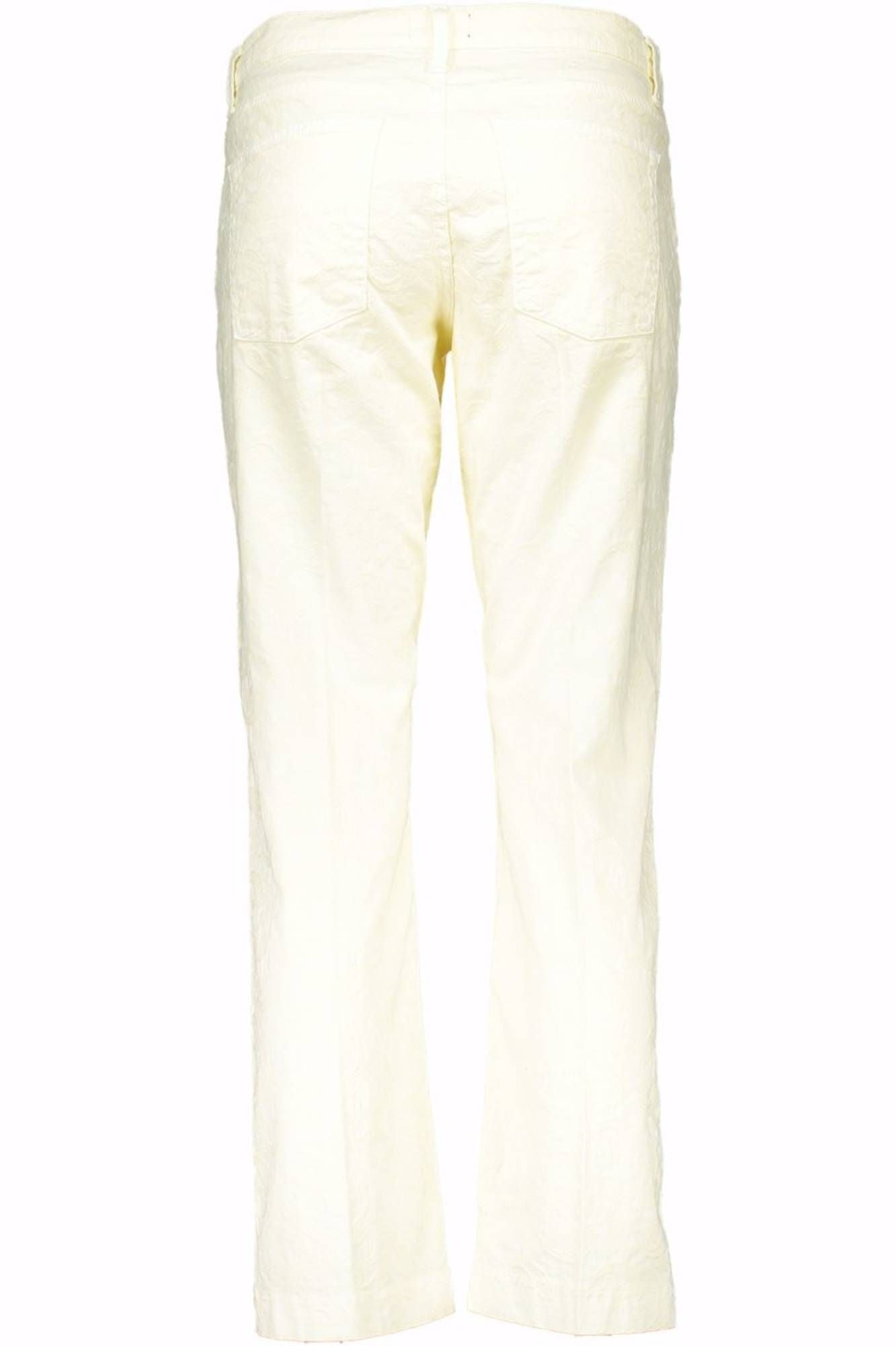 Weiße Baumwolljeans & Hose