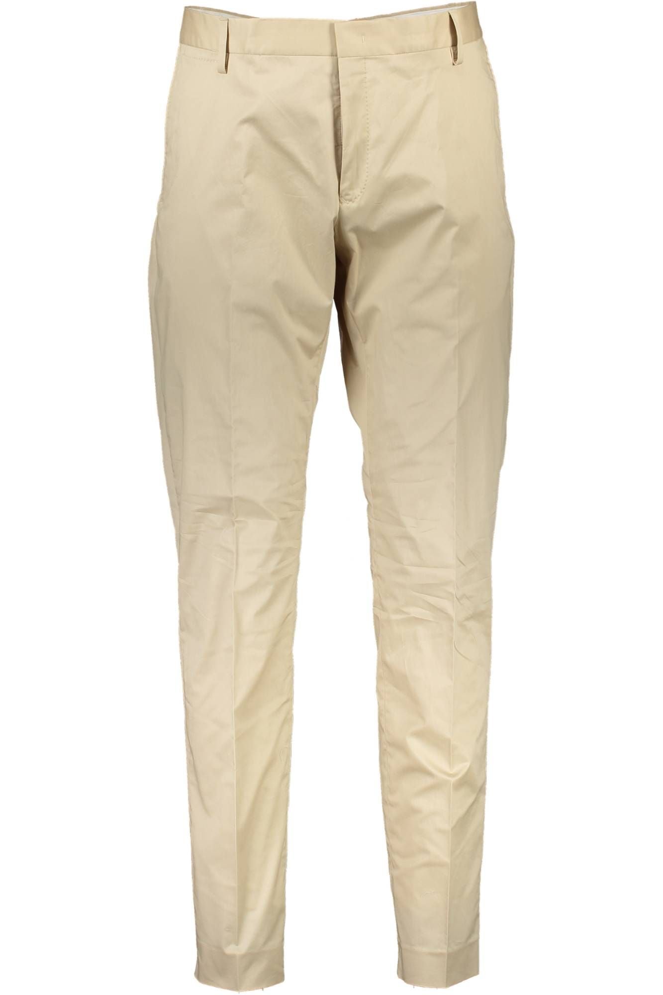 Beige Baumwolljeans & Hose