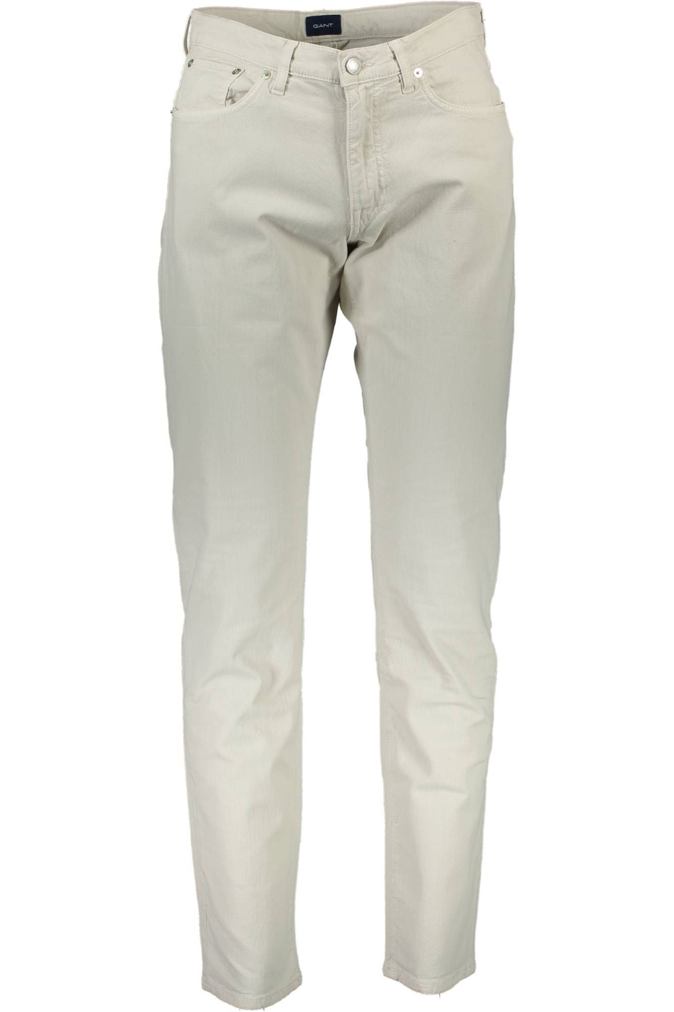 Beige Baumwolljeans & Hose