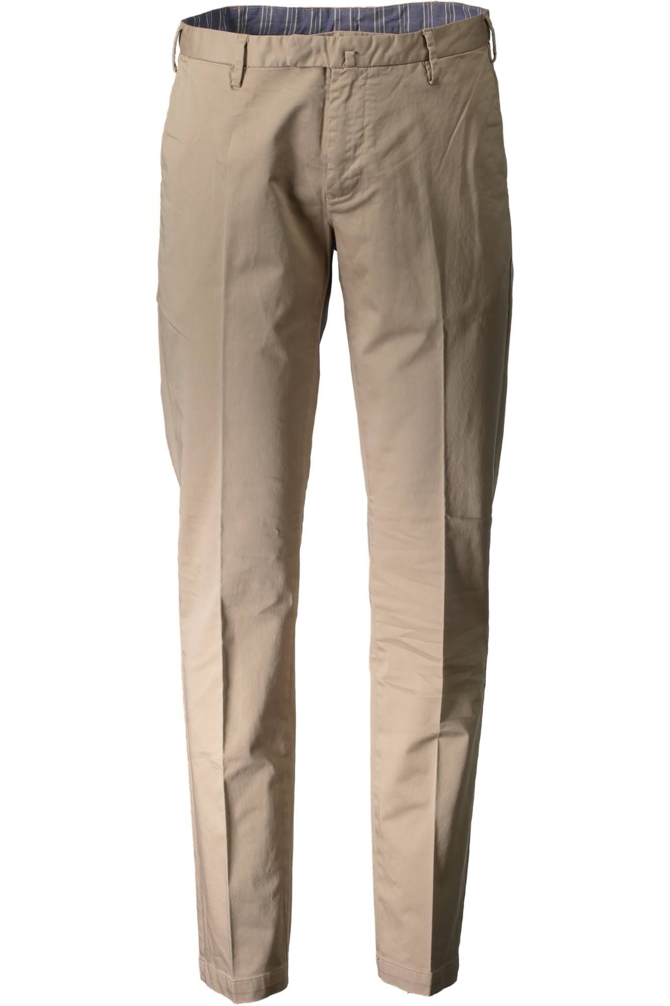 Beige Baumwolljeans & Hose
