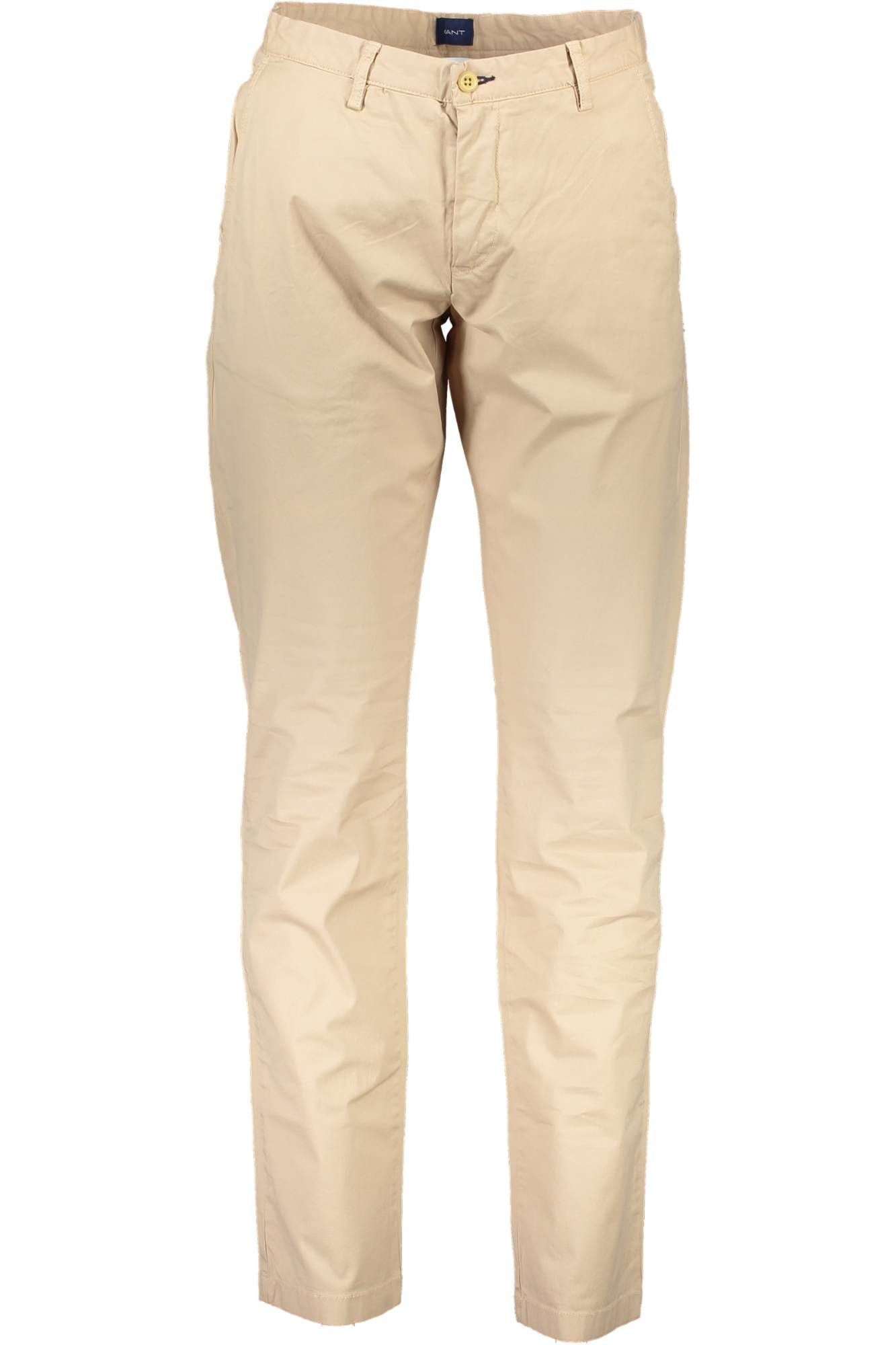 Beige Baumwolljeans & Hose