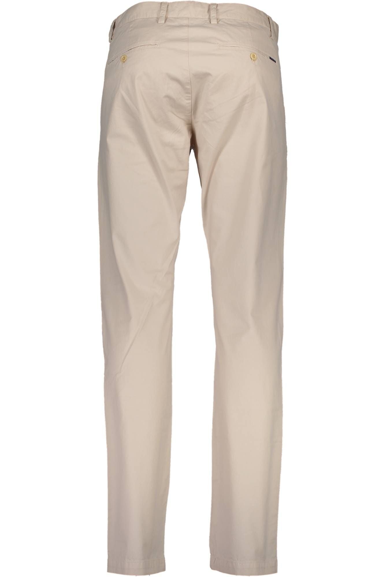 Beige Baumwolljeans & Hose