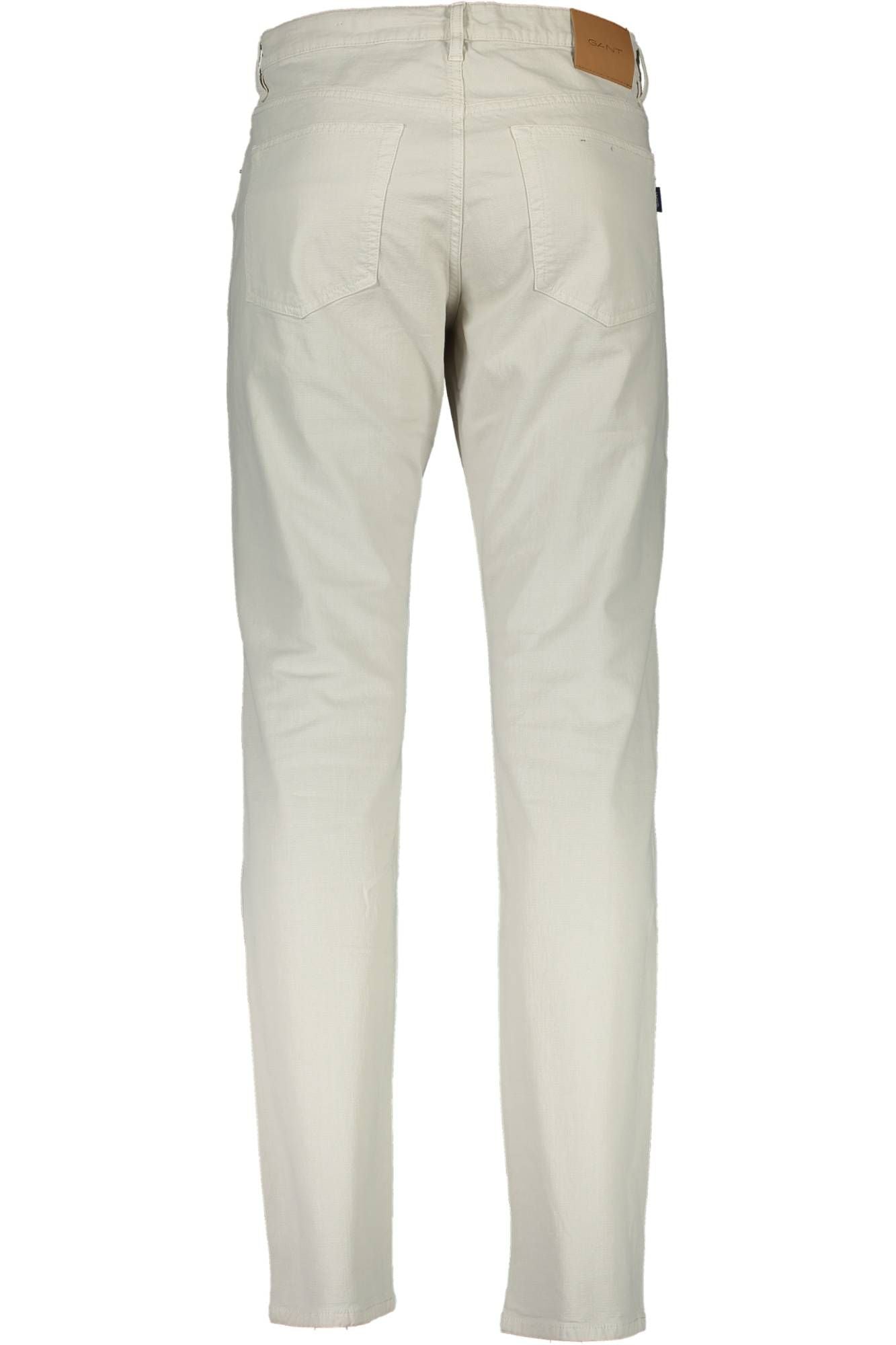 Beige Baumwolljeans & Hose