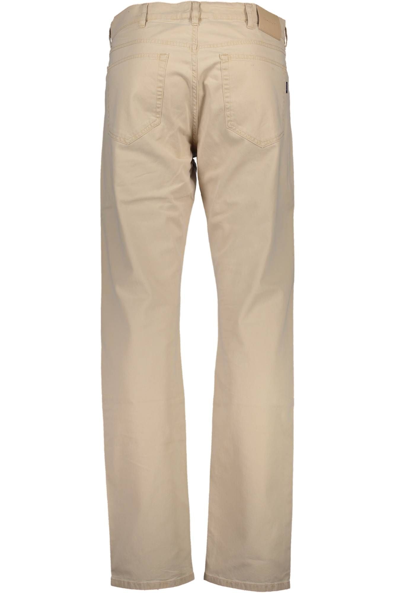 Beige Baumwolljeans & Hose