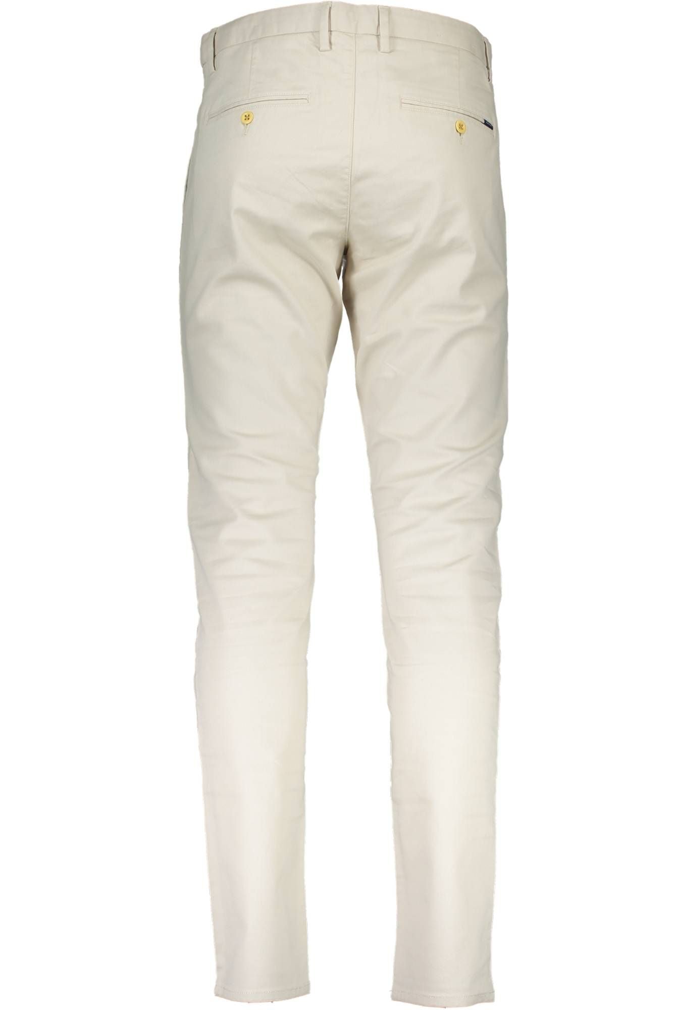 Beige Baumwolljeans & Hose