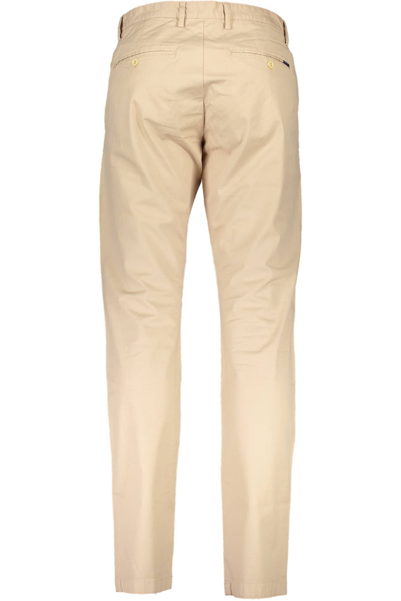 Beige Baumwolljeans & Hose