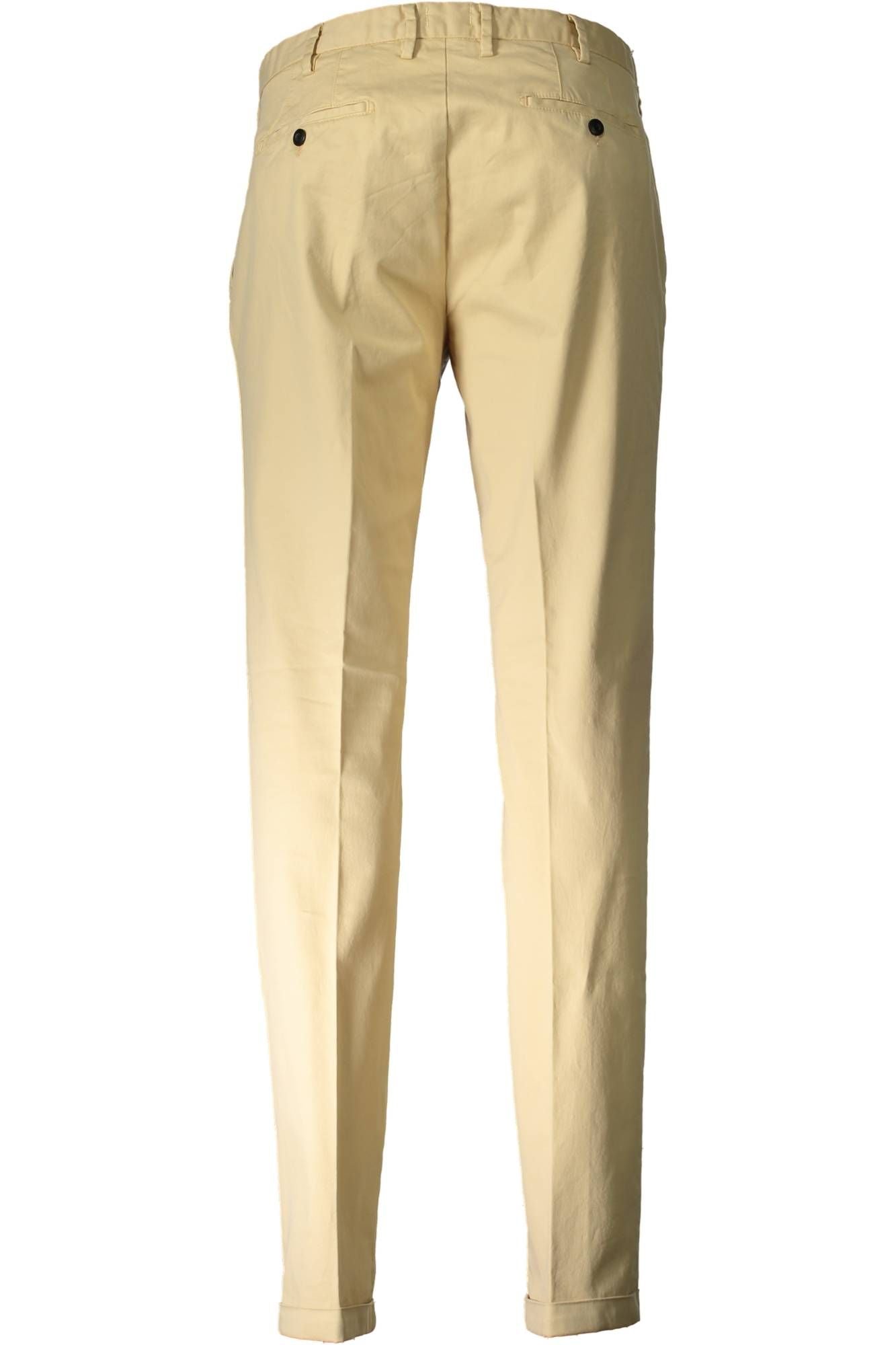 Beige Baumwolljeans & Hose