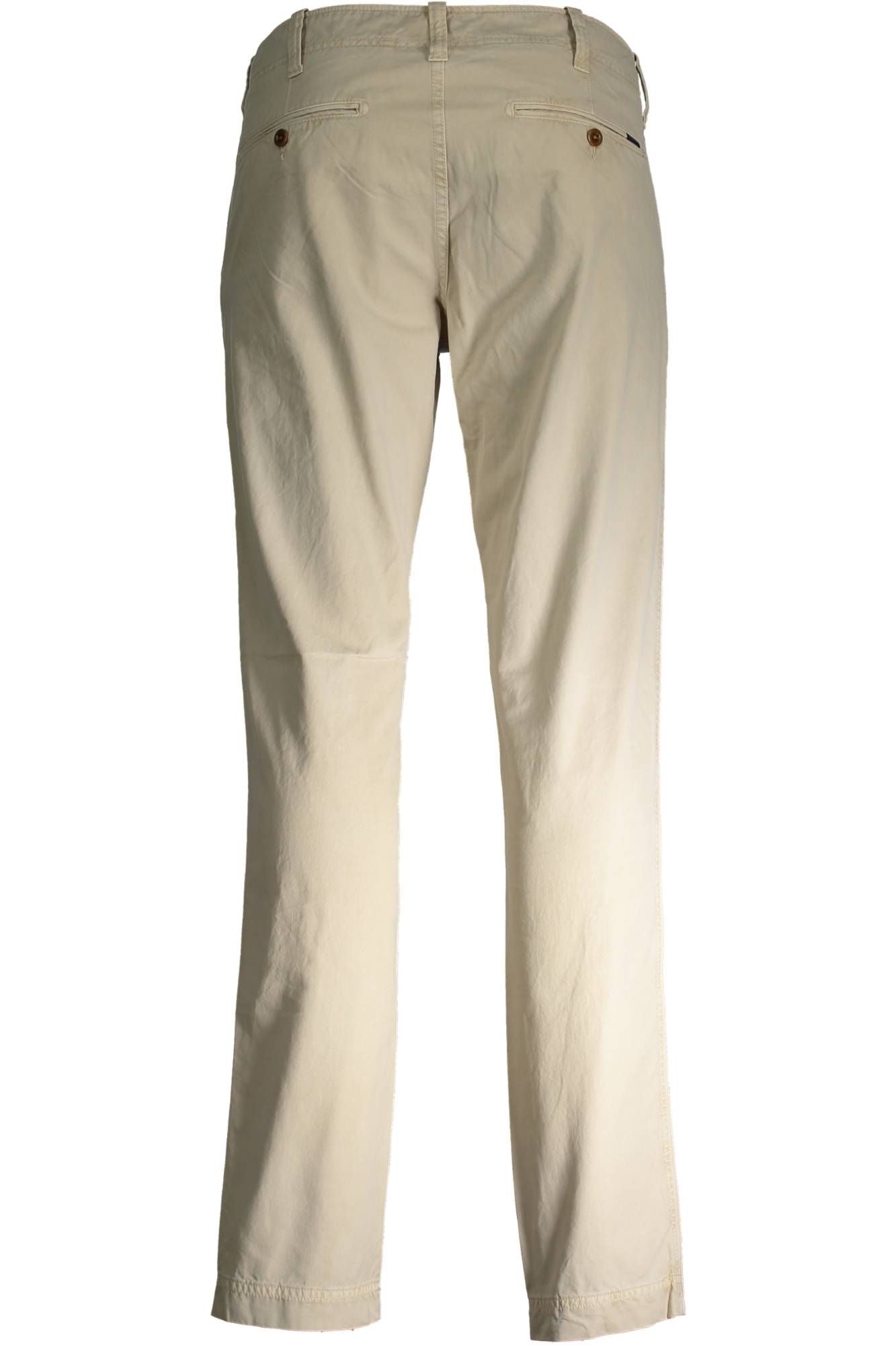 Beige Baumwolljeans & Hose