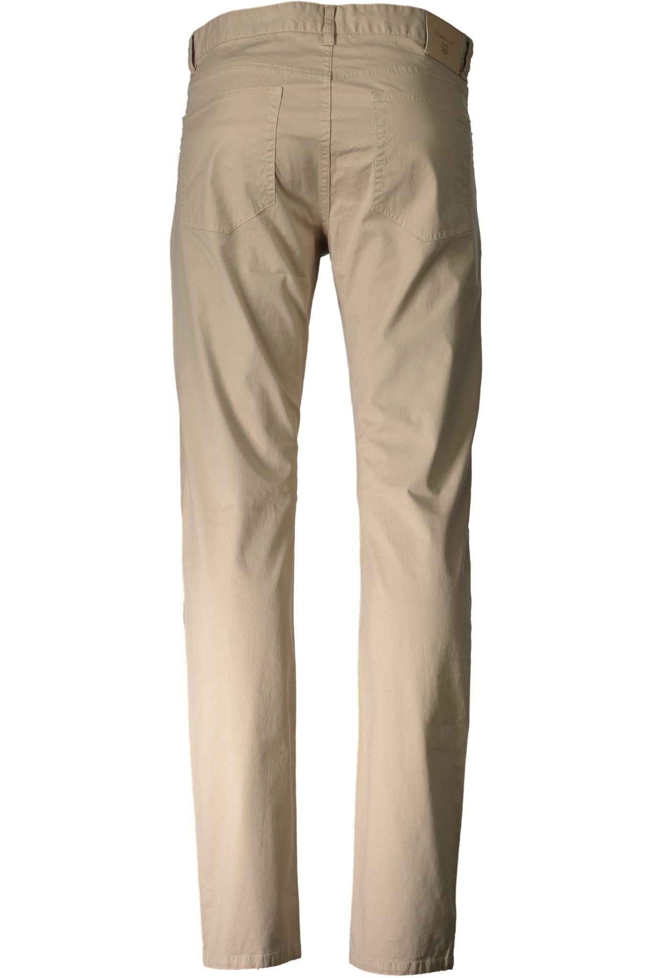 Beige Baumwolljeans & Hose