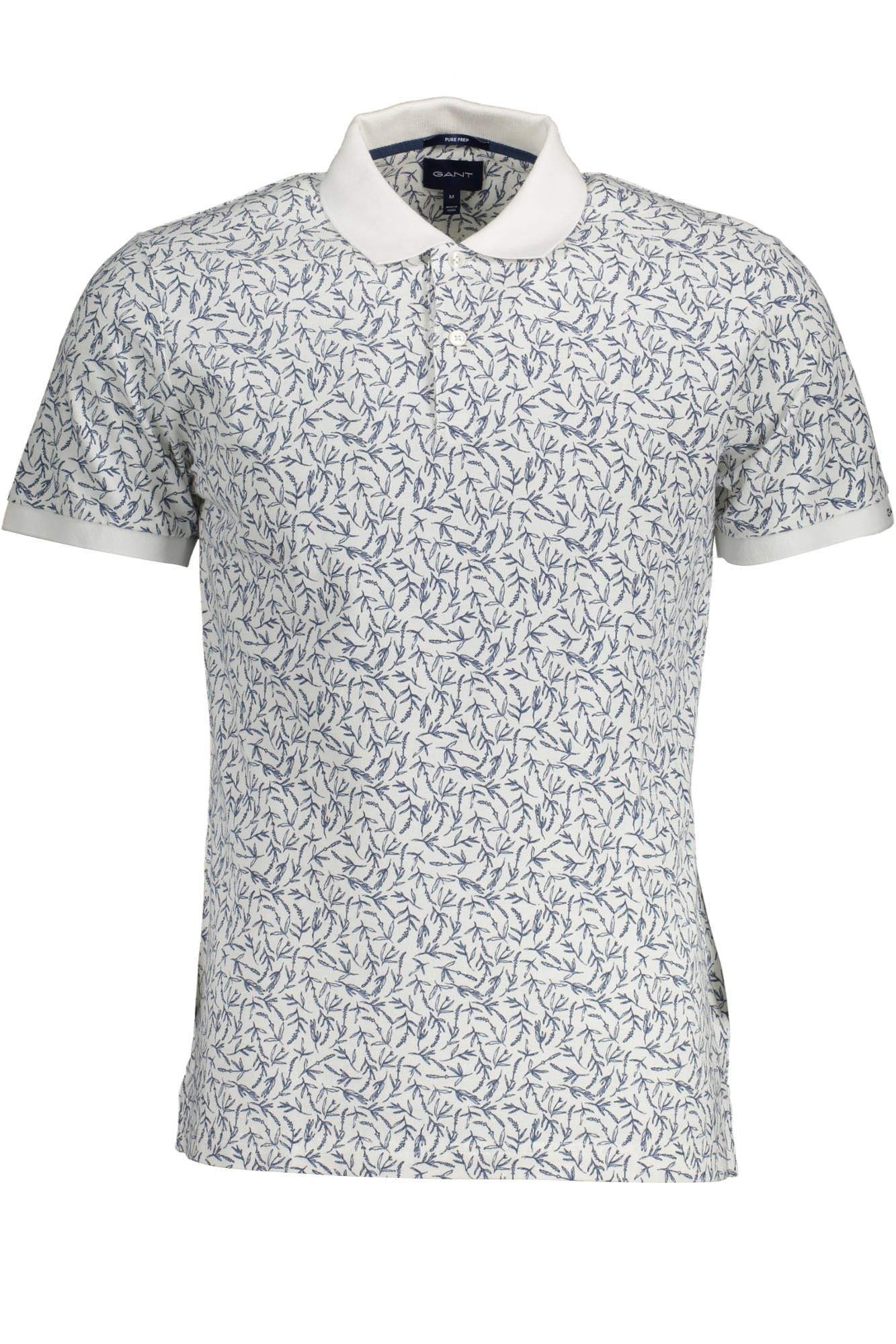 Weißes Baumwoll-Poloshirt