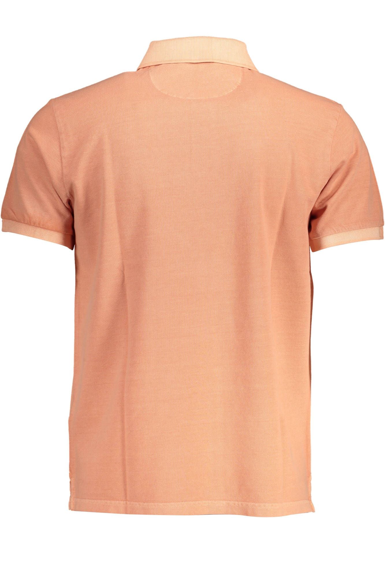 Rosa Baumwoll-Poloshirt