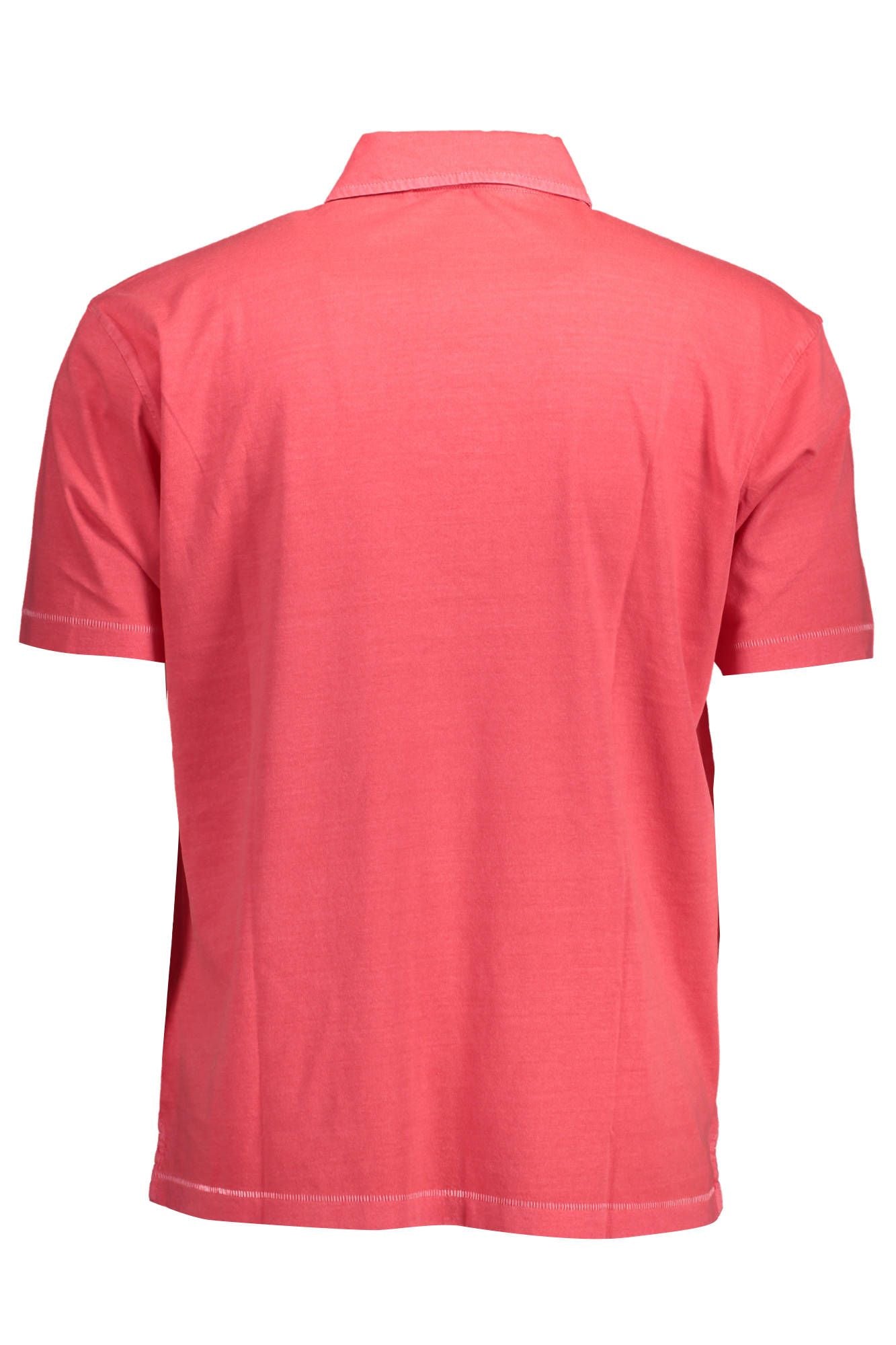 Rosa Baumwoll-Poloshirt