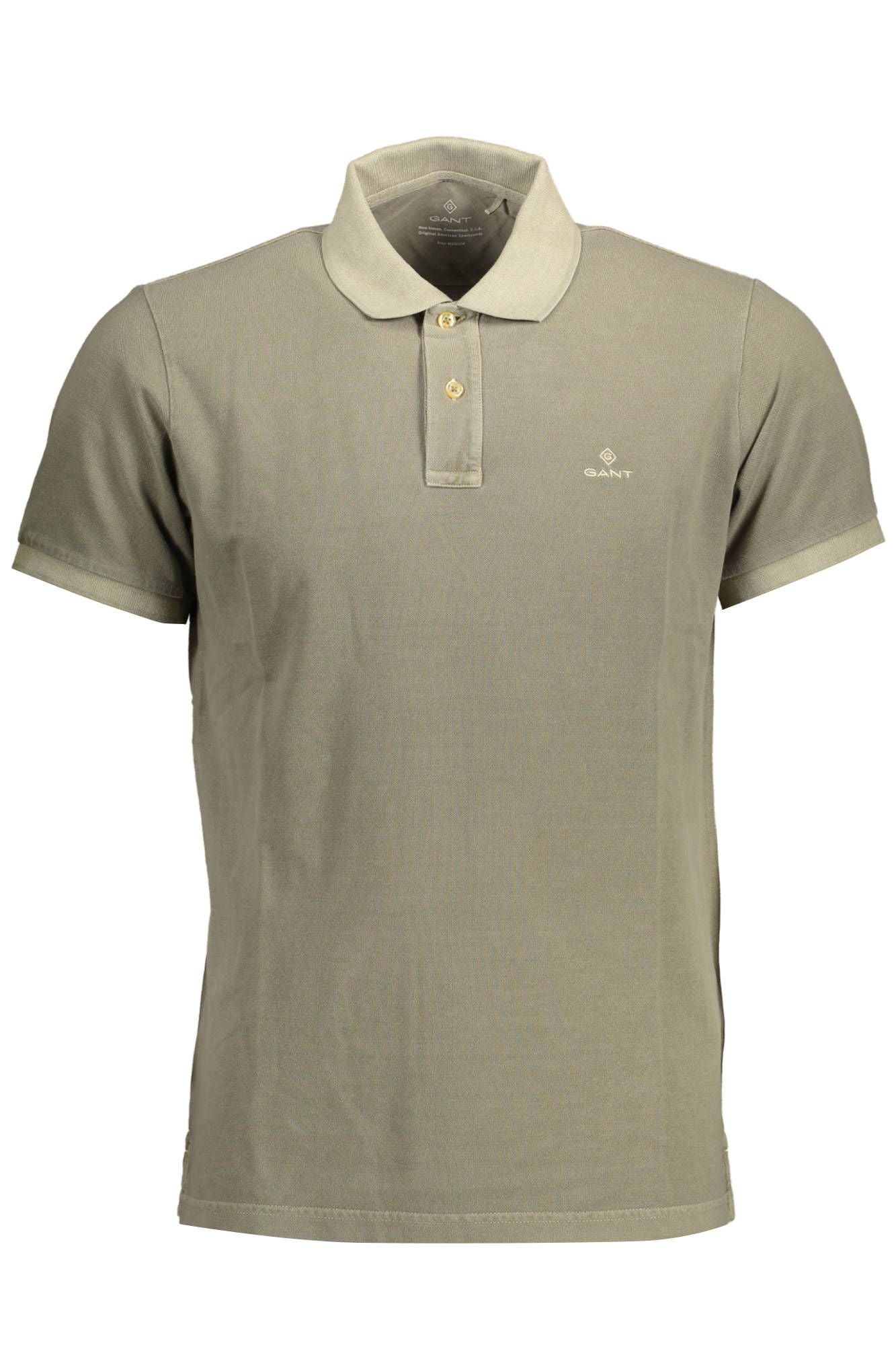 Grünes Baumwoll-Poloshirt